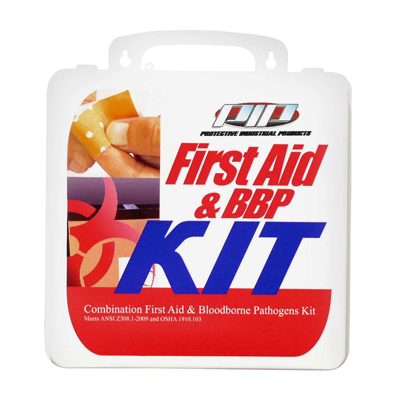 First Aid and Bloodborne Pathogens Kit, White (299-17030) - KIT