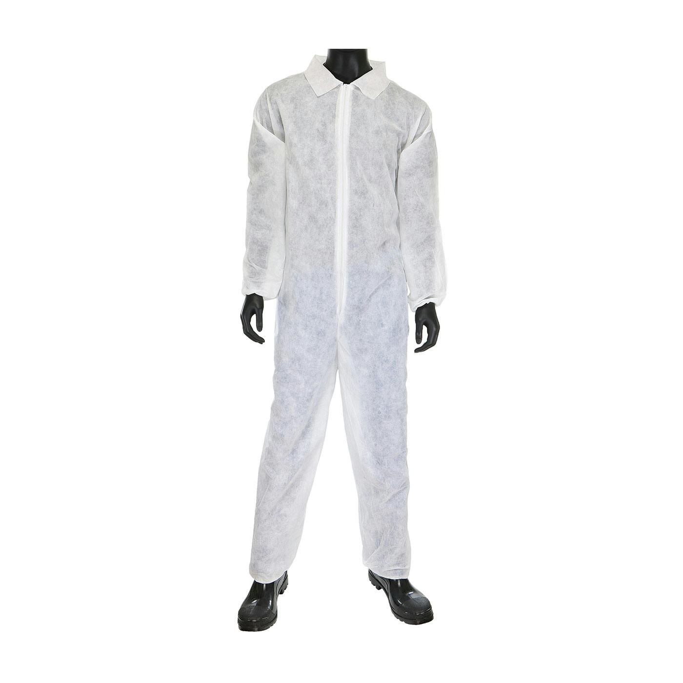 SBP Coverall with Elastic Wrist & Ankle 36 gsm, White (U1200) - 3XL