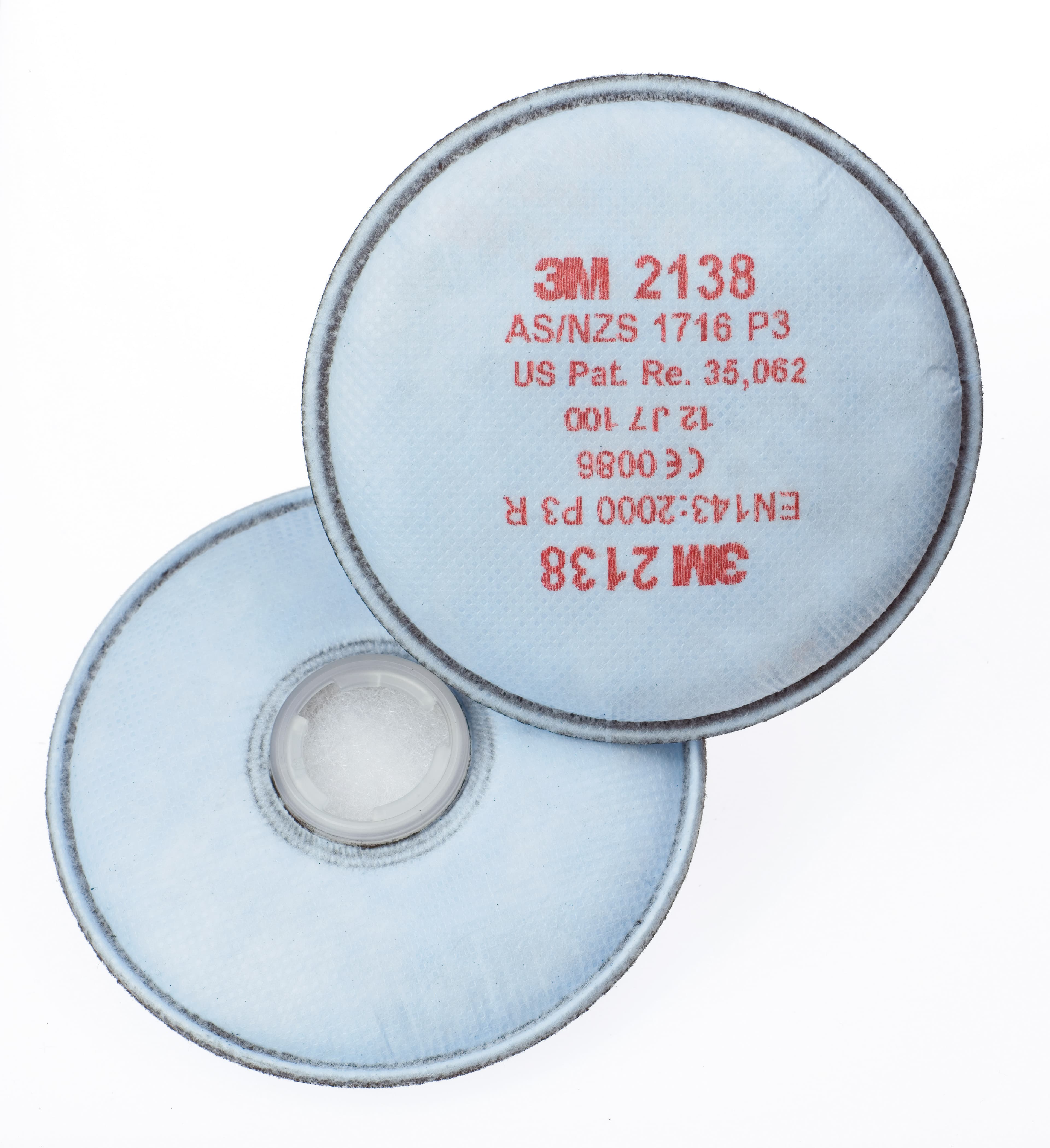 3M GP2/GP3 Particulate, Ozone & Nuisance Level OV/AG Disc Filter (2138) -Pk 2
