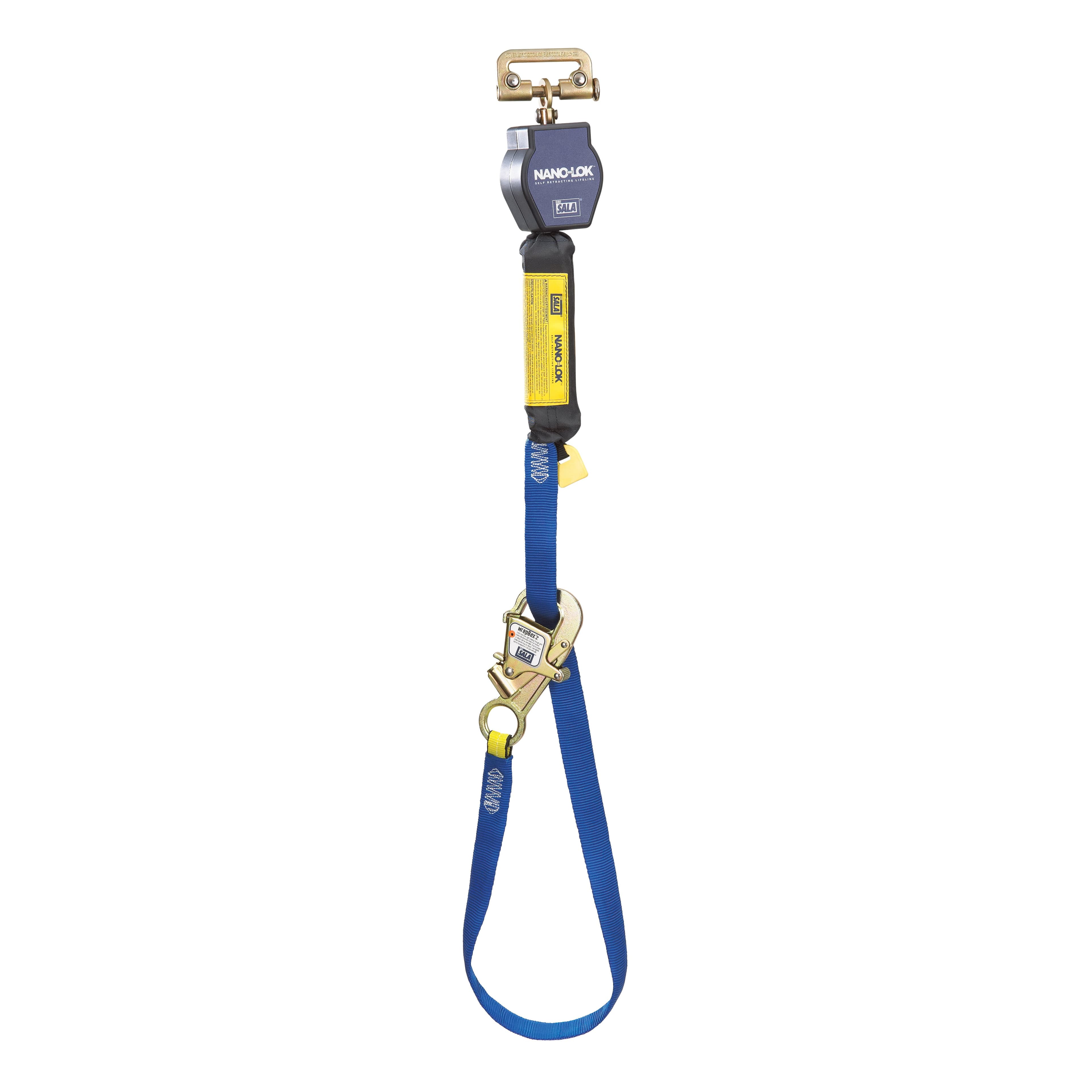 3M DBI-SALA Nano-Lok Tie-Back Quick Connect Self Retracting Lifeline, Web 3101366, 9 ft. (2.7m), 1 EA