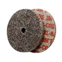 Scotch-Brite EXL Unitized Wheel, XL-UW, 8A Coarse, 2 in x 1/4 in x 1/4in