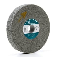 Scotch-Brite EXL Deburring Convolute Wheel, XL-WL, 8S Fine, 6 in x 1 in x 1 in
