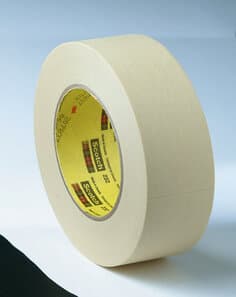 3M High Performance Masking Tape 232, Tan, 72 mm x 55 m, 6.3 mil