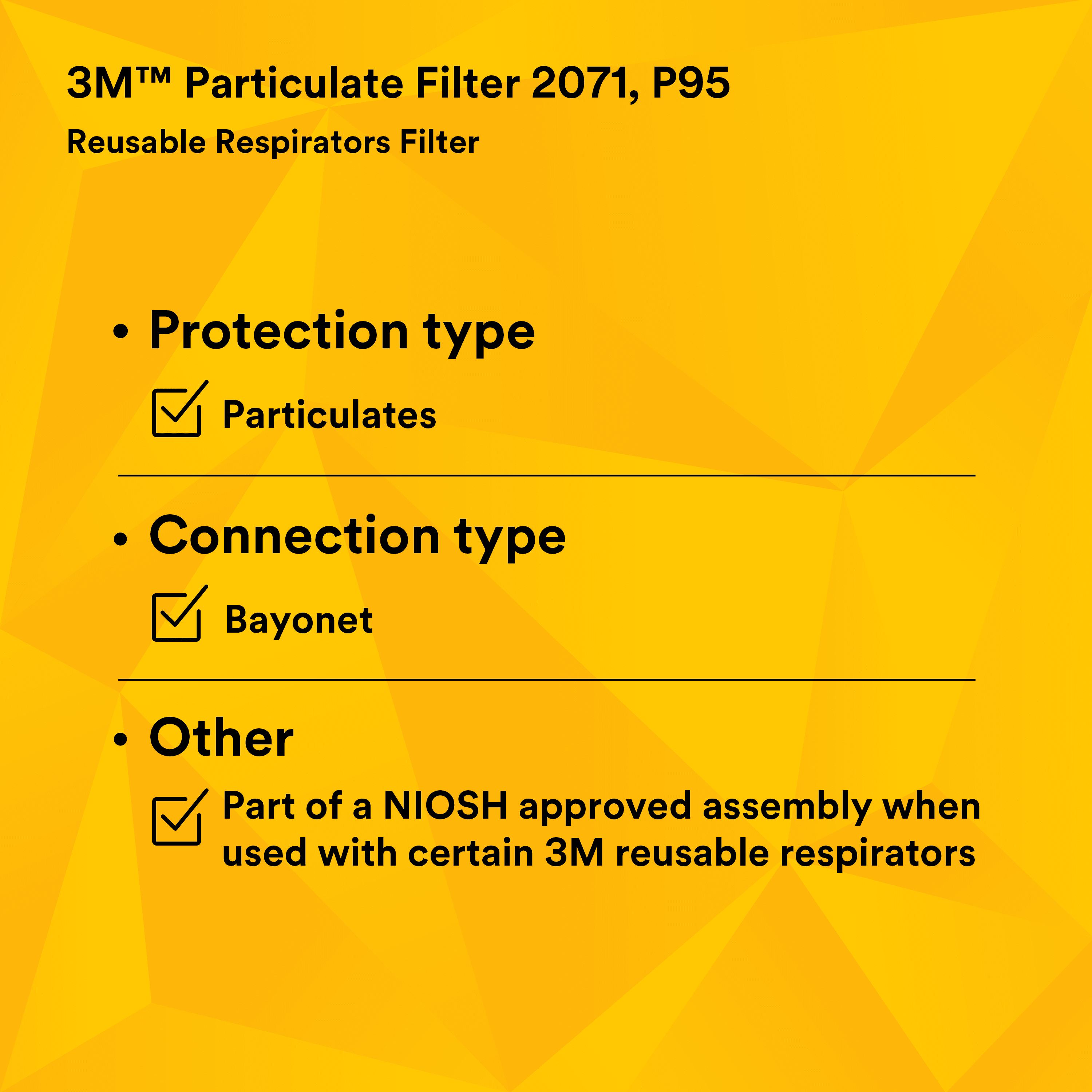 3M™ Particulate Filter 2071_3