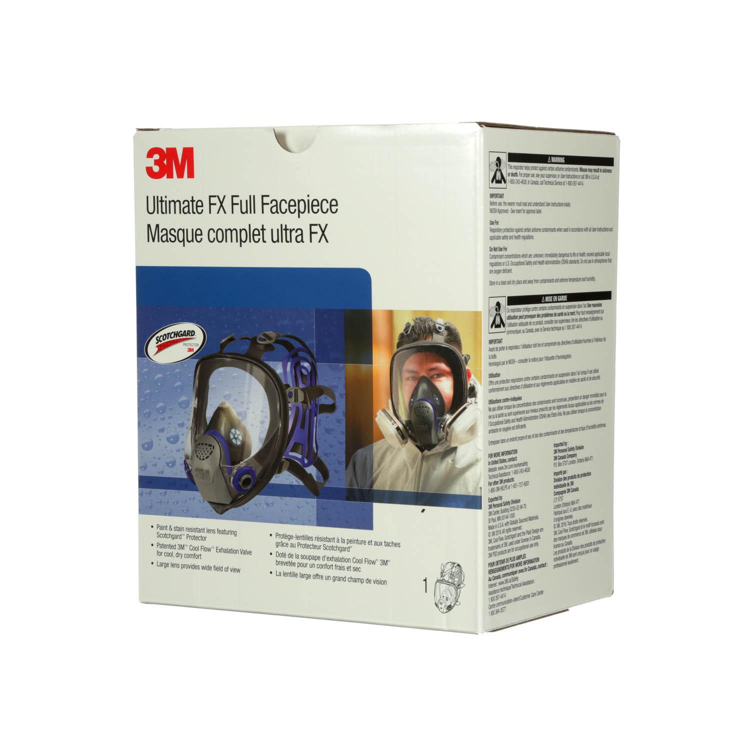 3M™ Ultimate FX Full Facepiece Reusable Respirator FF-402 Medium_10