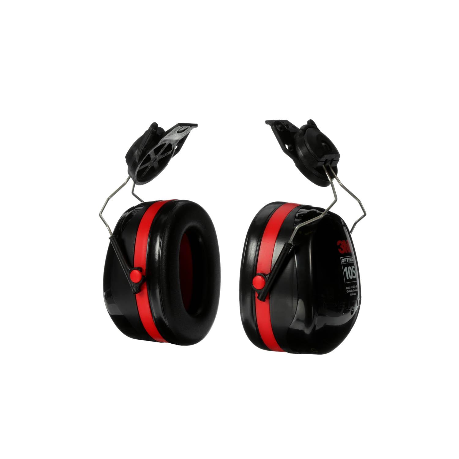 3M™ PELTOR™ Optime™ 105 Earmuffs H10P3E, Hard Hat Attached_5