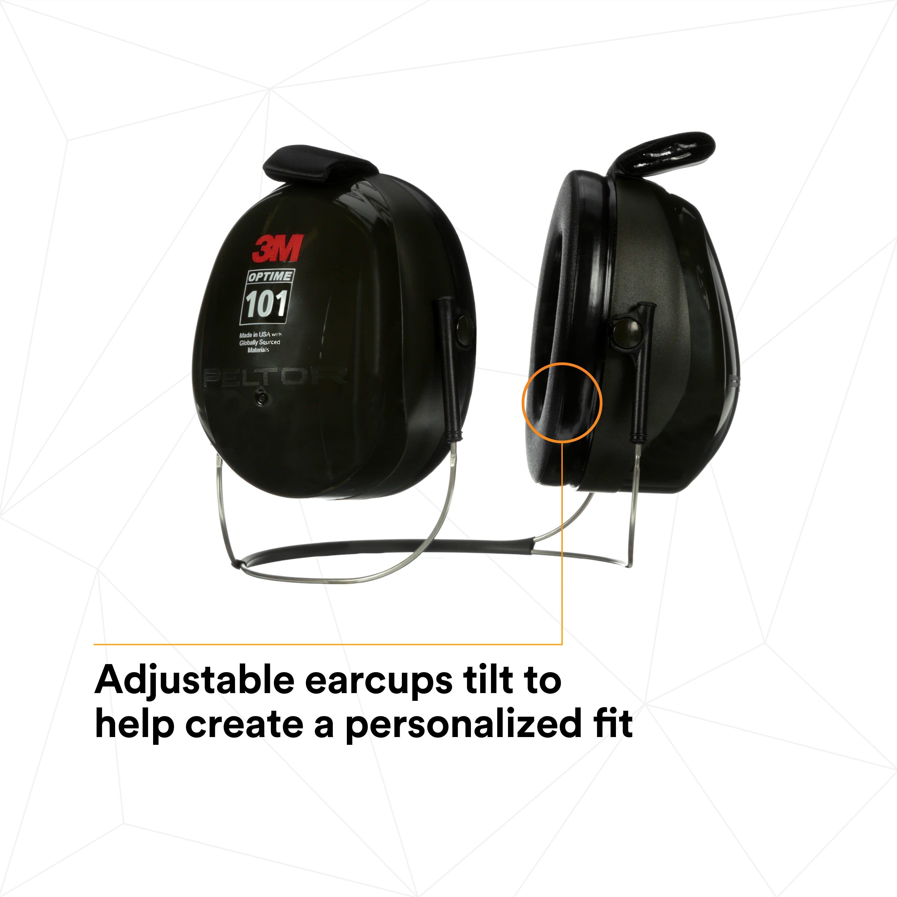 3M™ PELTOR™ Optime™ 101 Earmuffs H7B, Behind-the-Head_1