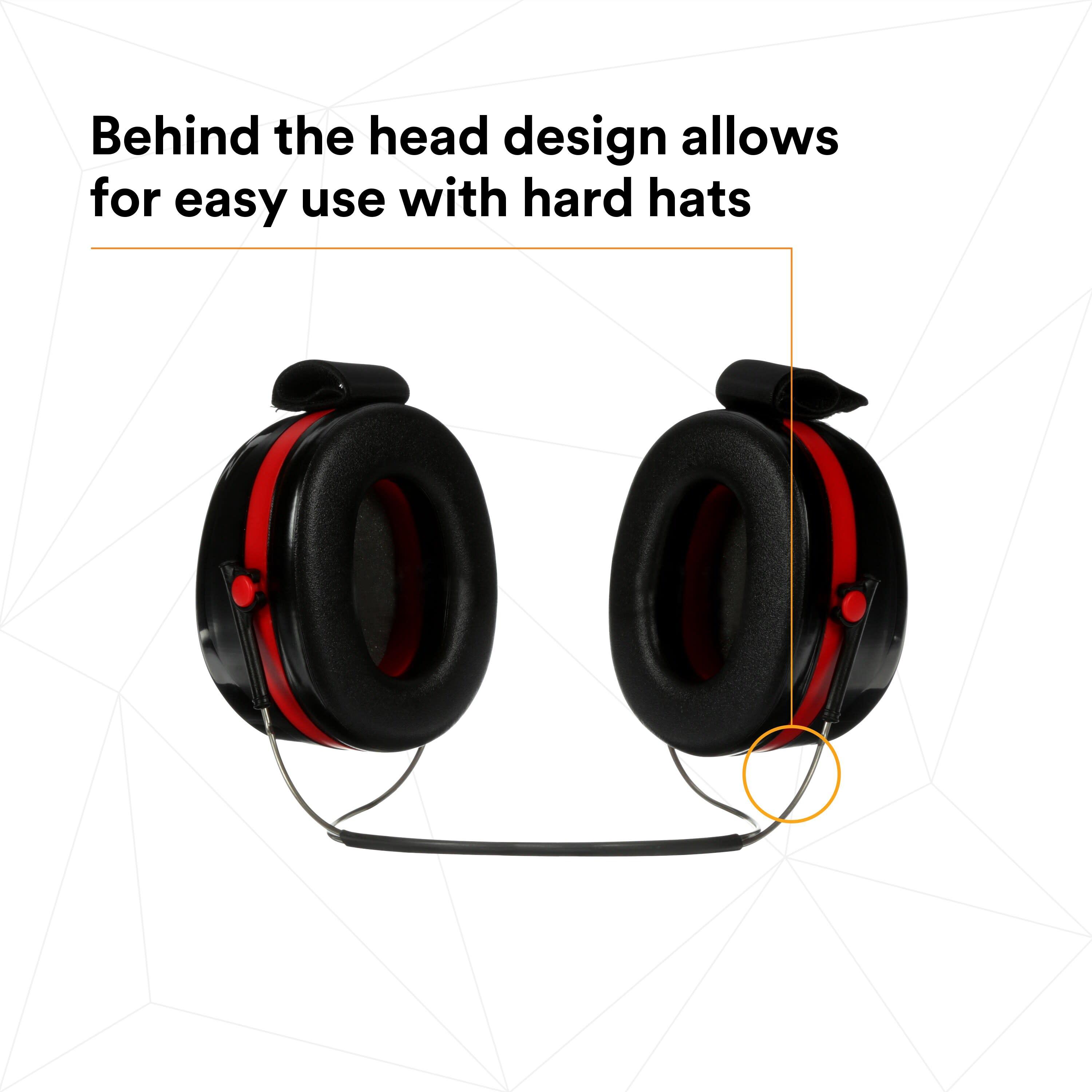 3M™ PELTOR™ Optime™ 105 Earmuffs H10B, Behind-the-Head_10