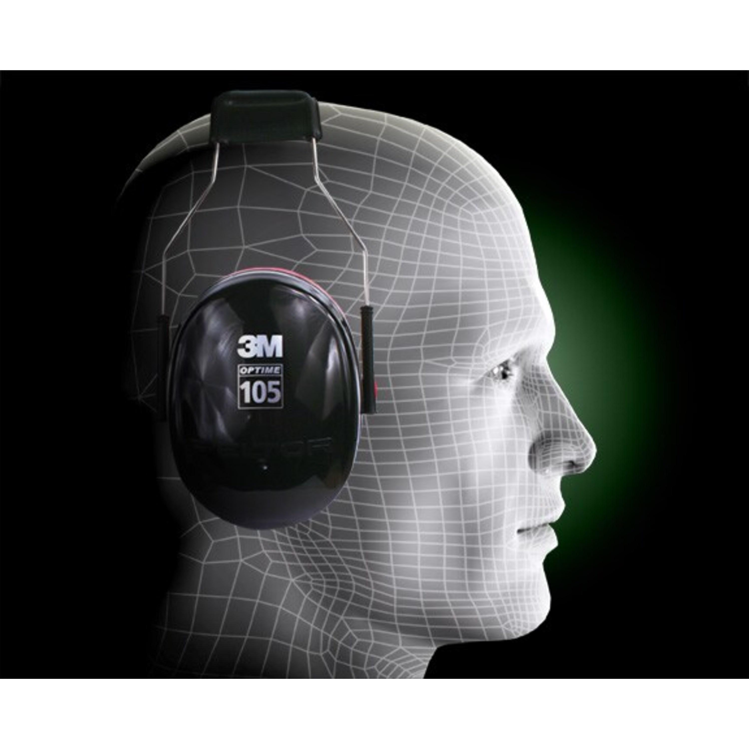 3M™ PELTOR™ Optime™ 105 Earmuffs H10A, Over-the-Head_4