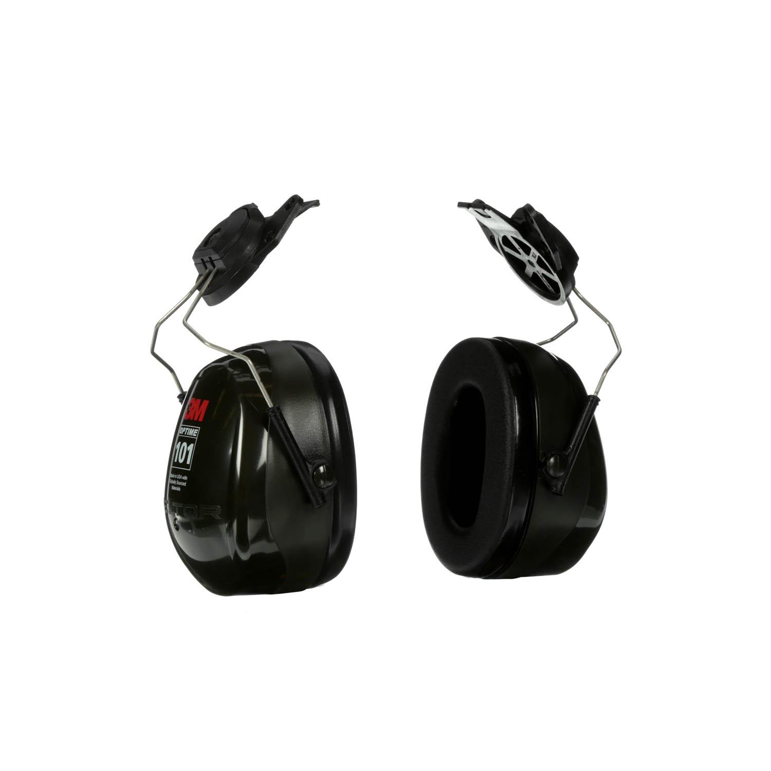 3M™ PELTOR™ Optime™ 101 Earmuffs H7P3E, Hard Hat Attached_9