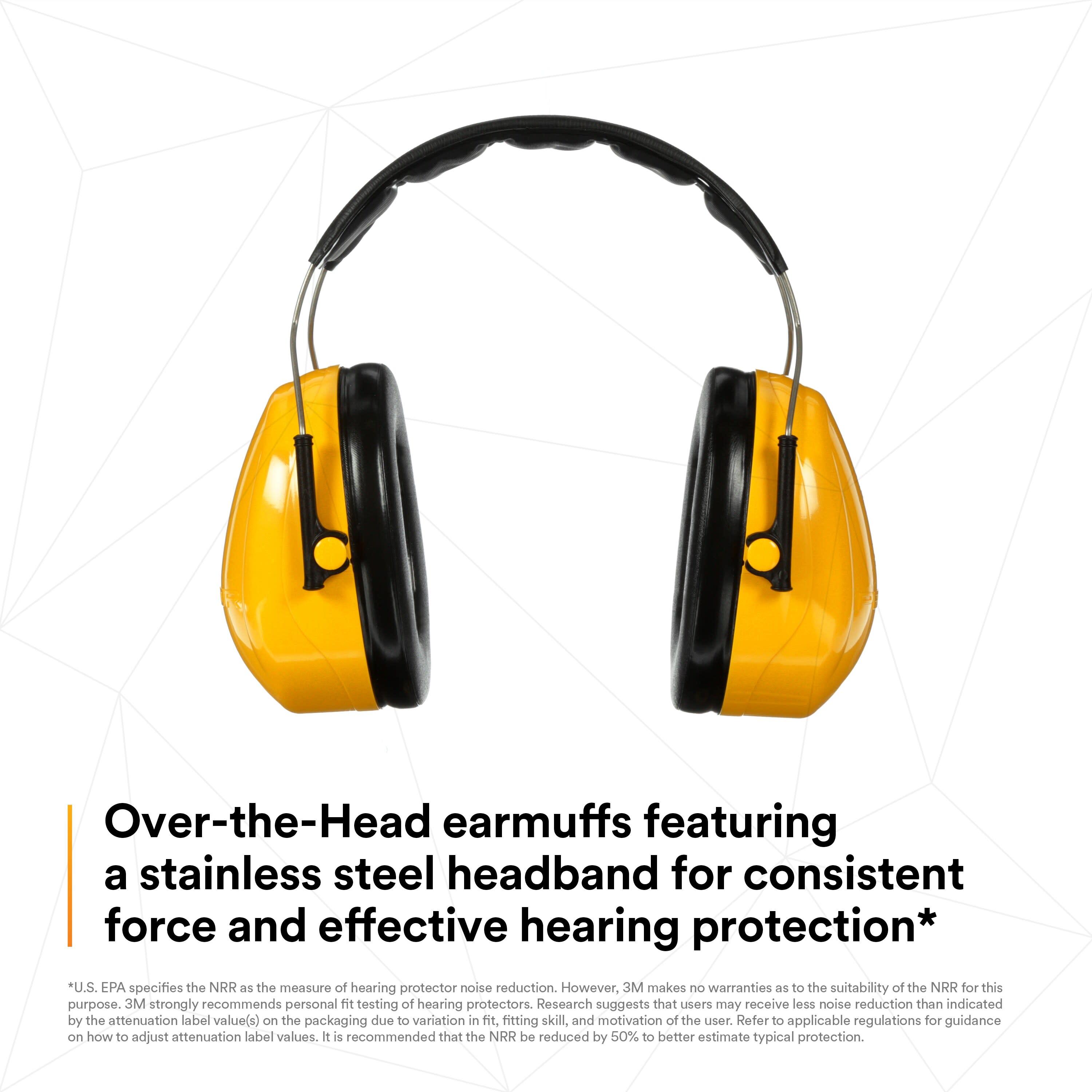 3M™ PELTOR™ Optime™ 98 Earmuffs H9A, Over-the-Head_7