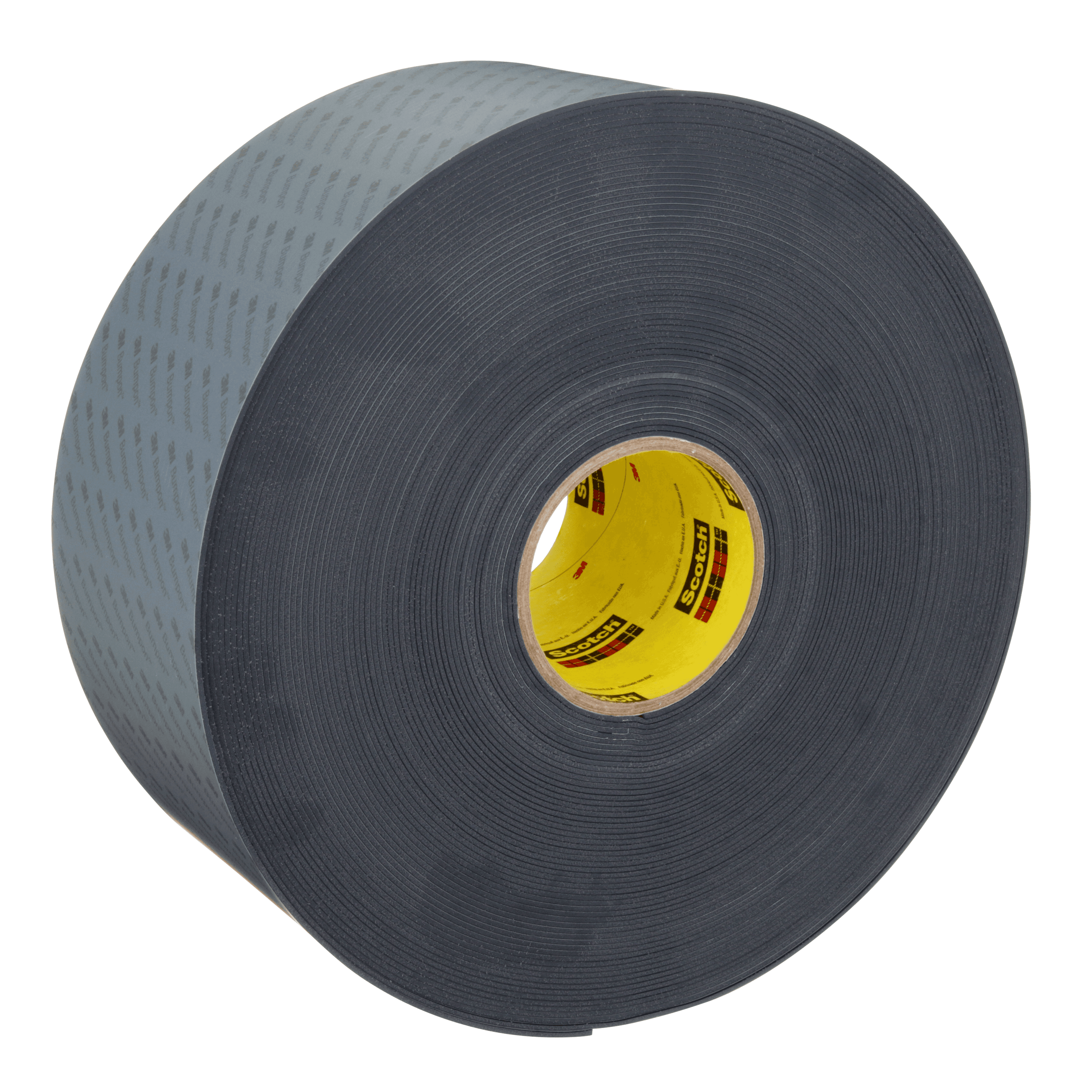 3M Bumpon Resilient Rollstock SJ6032 Black A20FL, 4.5 in x 72 yds