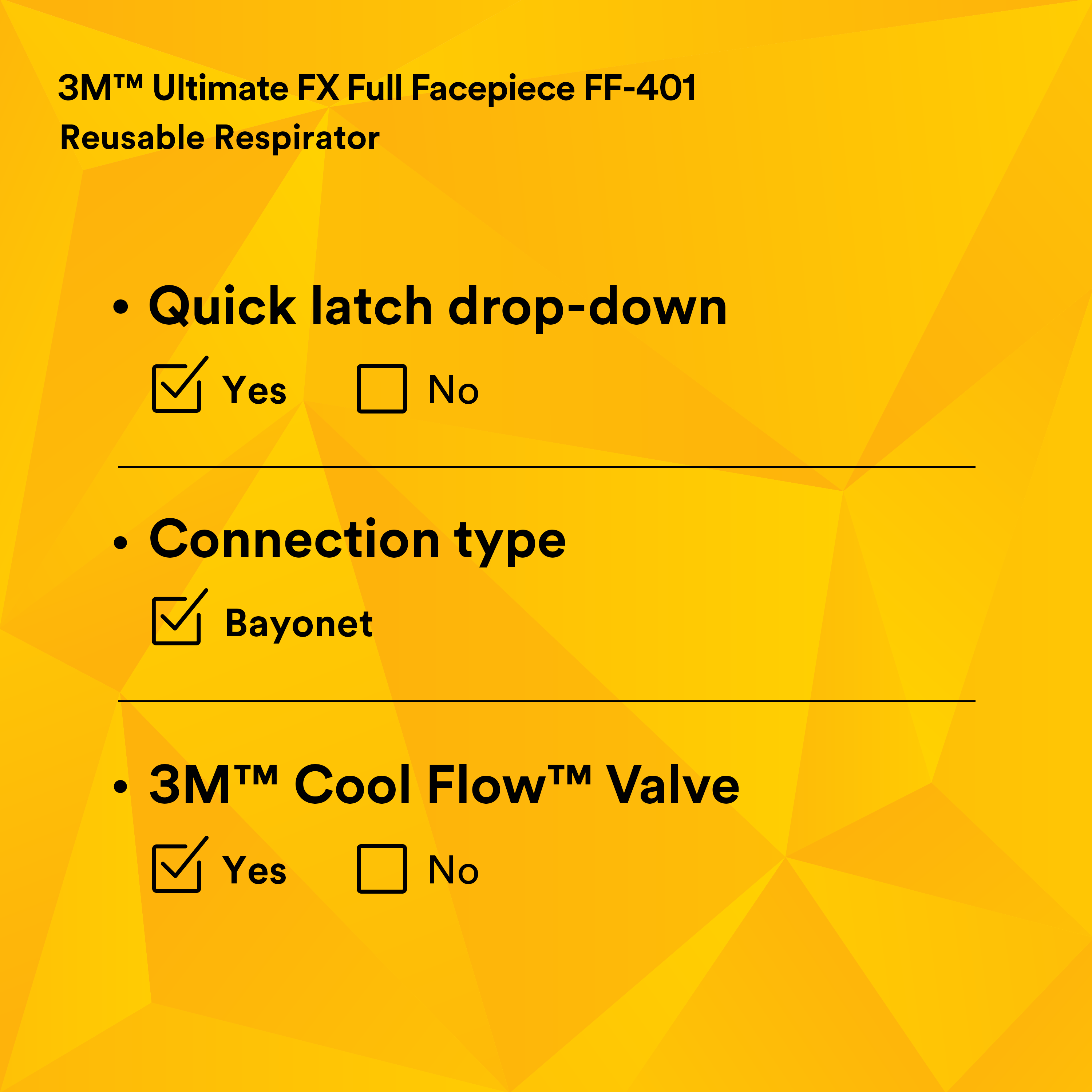 3M™ Ultimate FX Full Facepiece Reusable Respirator FF-401_0