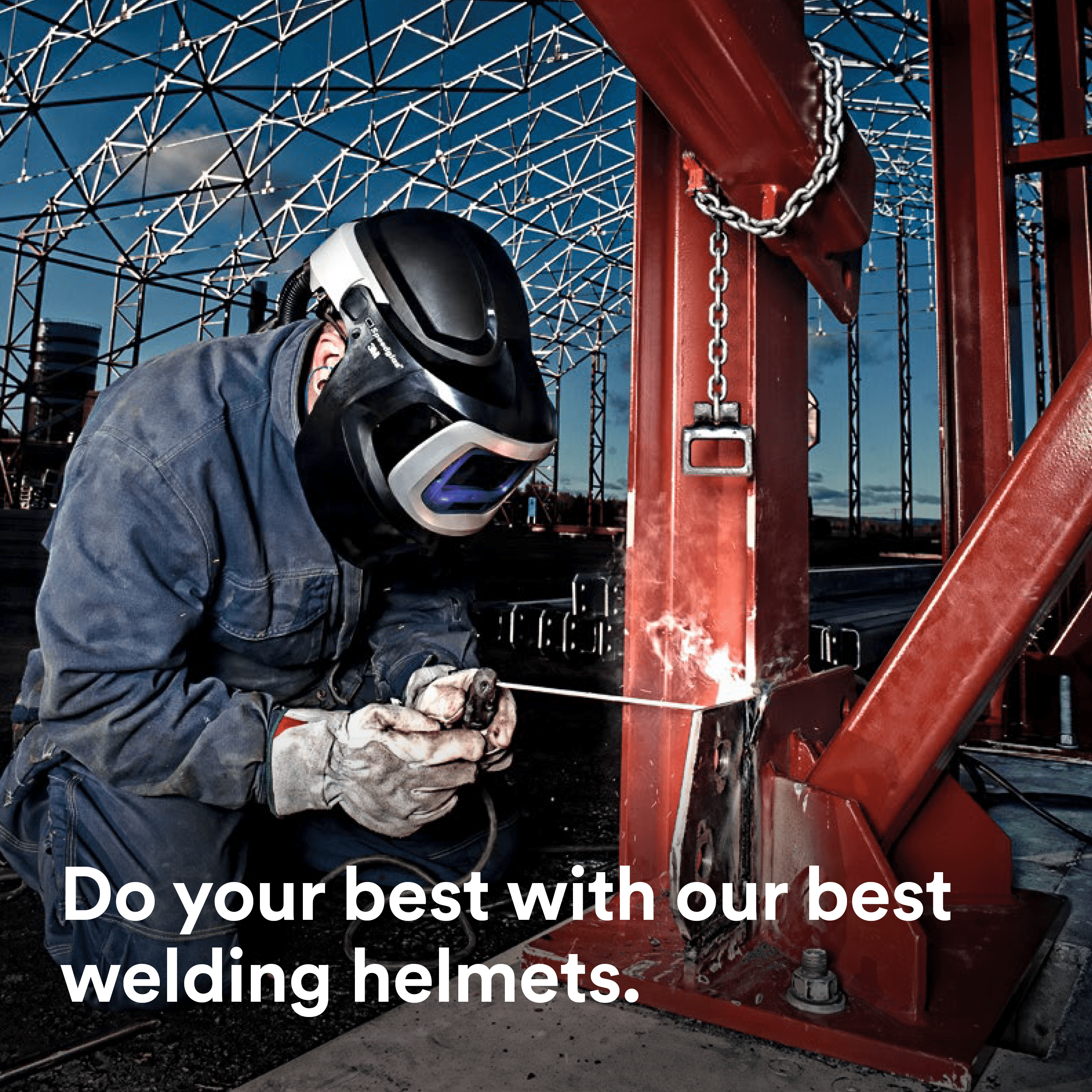 3M SpeeDGas 100 Welding Helmet 07-0012-31BL/37232(AAD), with ADF 100V_0