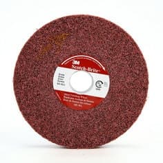 Scotch-Brite Metal Finishing Convolute Wheel, MF-WL, 5A Medium, 6 in x 2 in x 1 in