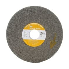 Scotch-Brite Light Deburring Wheel, LD-WL, 8S Fine, 6 in x 1/2 in x 1 in