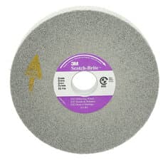 Scotch-Brite EX3 Deburring Wheel, X3-WL, 9S Fine, 8 in x 1 in x 3 in