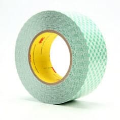 3M Double Coated Film Tape 9589, White, 2 in x 36 yd, 9 mil