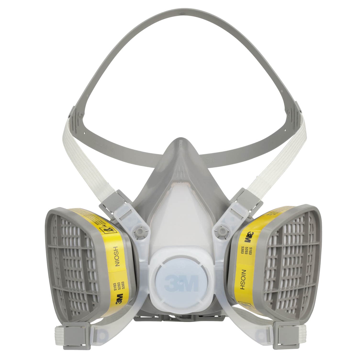 3M Half Facepiece Disposable Respirator Assembly 5203, Organic Vapor/Acid Gas