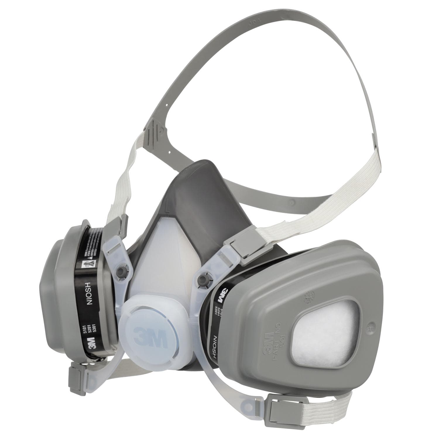 3M Half Facepiece Disposable Respirator Assembly 53P71, Organic Vapor/P95 Respiratory Protection_3