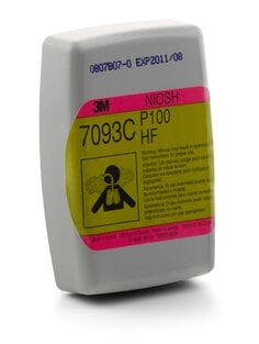3M™ Hydrogen Fluoride Cartridge/Filter 7093C, P100, with Nuisance Level