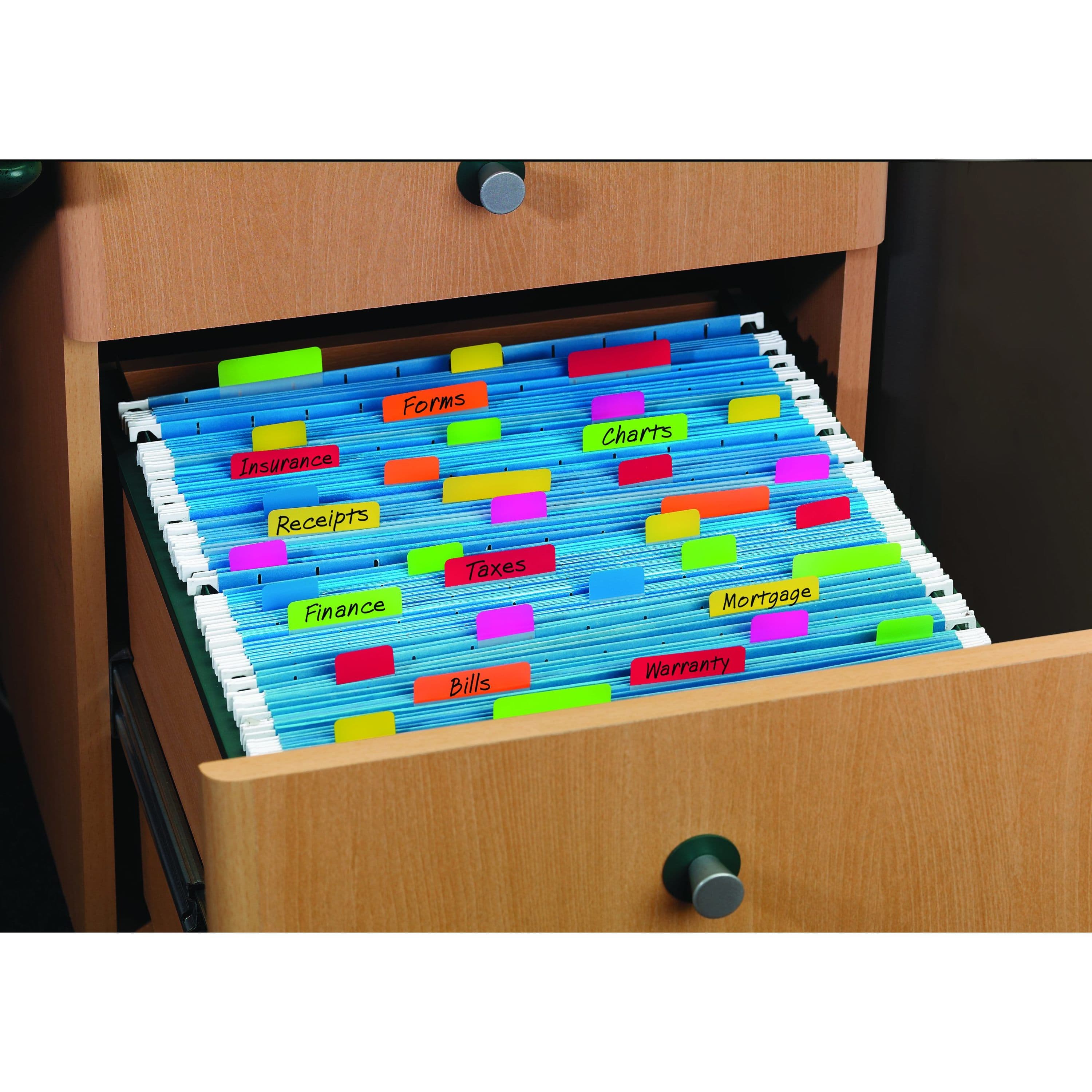 Post-it Durable Tabs 686-PGO, 1 in. x 1.5 in