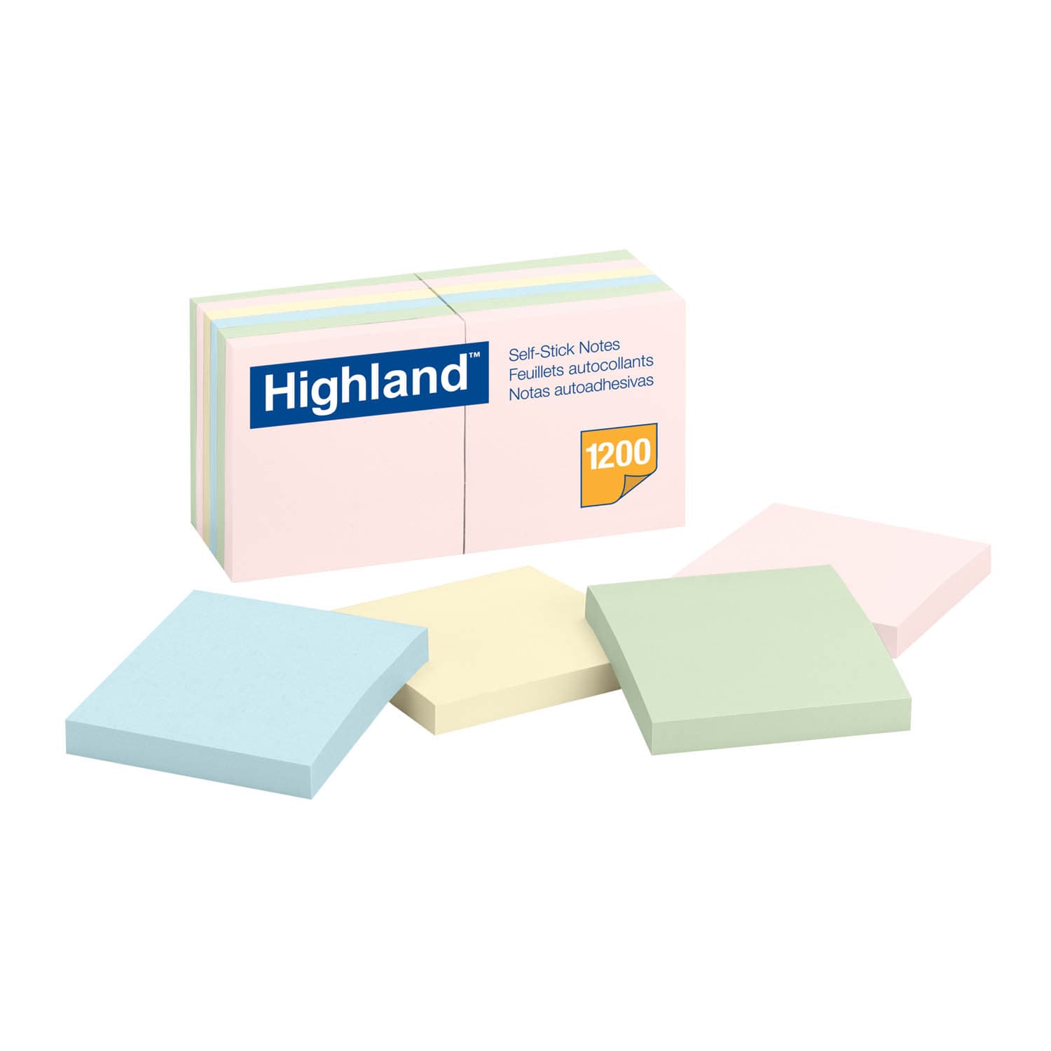 Highland Notes 6549A, 3 in x 3 in (7.62 cm x 7.62 cm)