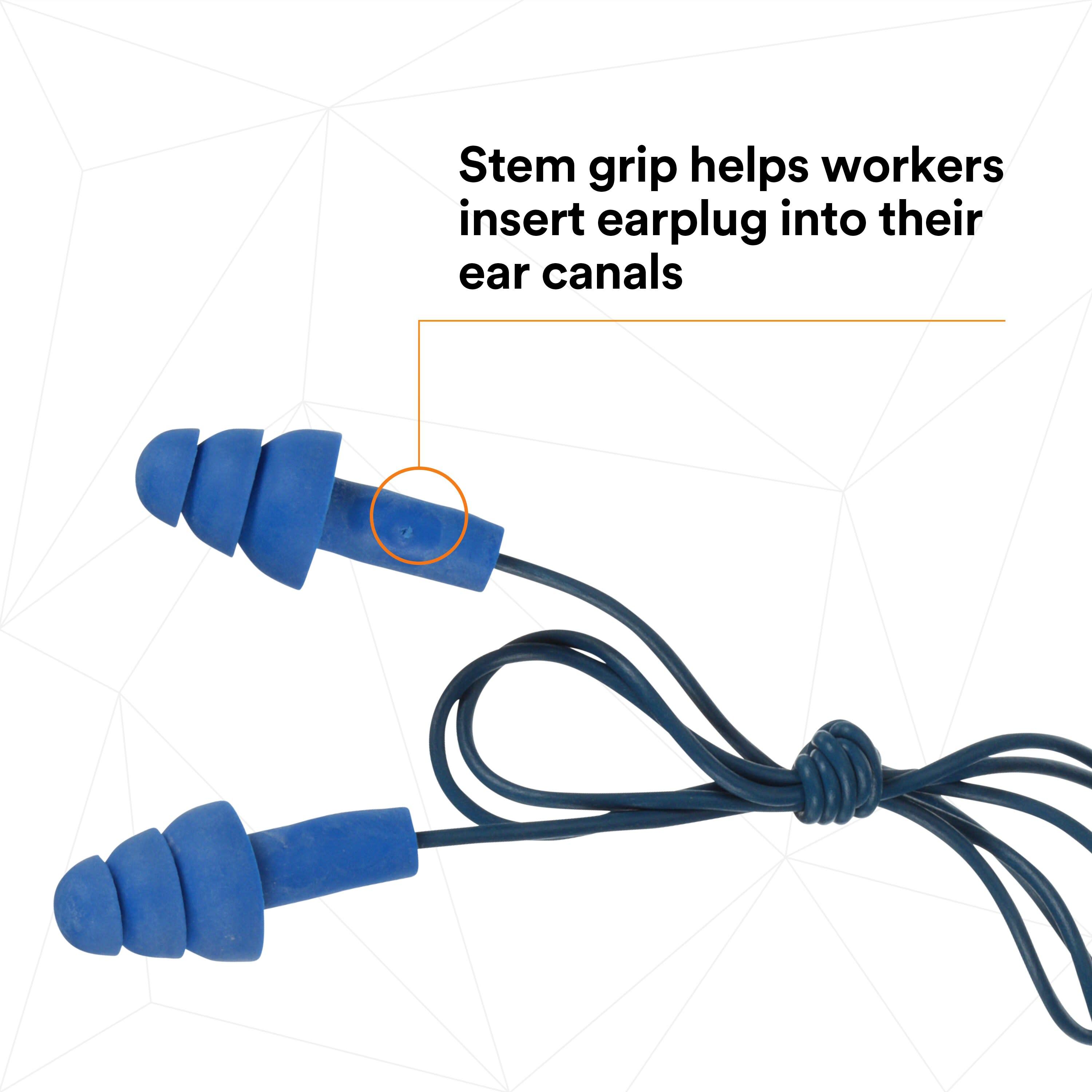 3M™ E-A-R™ UltraFit™ Earplugs 340-4017, Metal Detectable, Corded,
Econopack_4