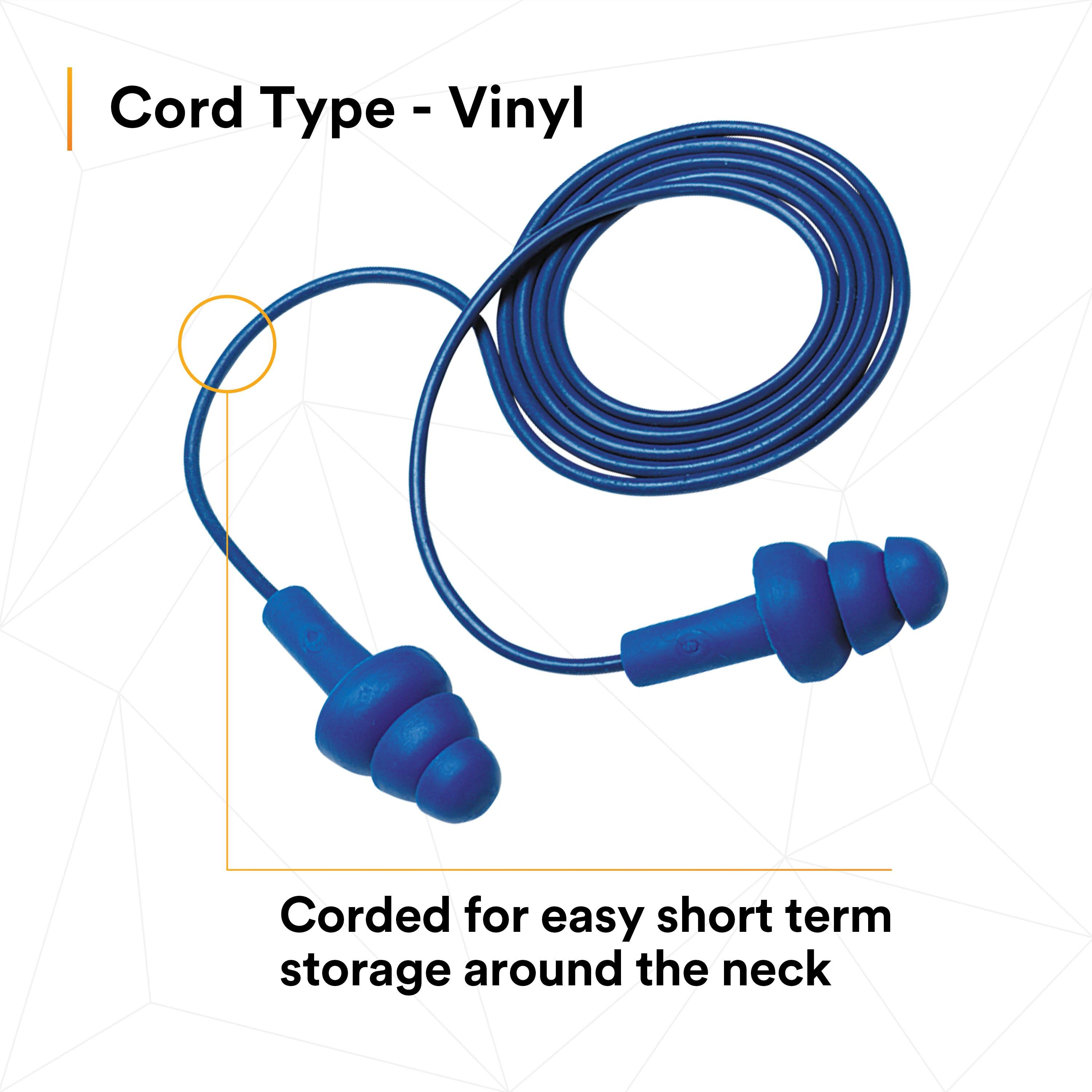 3M™ E-A-R™ UltraFit™ Earplugs 340-4017, Metal Detectable, Corded,
Econopack_2