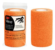 3M Vetrap Bandaging Tape, 1410BO Bright Orange