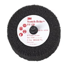 3M Scotch-Brite FF-ZR Roloc Clean & Finish Flap Brush Aluminium Oxide Very Fine 63mm x 32mm (FN510078580) (9705)
