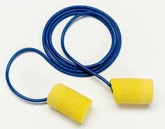 3M™ E-A-R™ Classic™ Earplugs 311-1106, Corded, Small Size, Poly Bag,