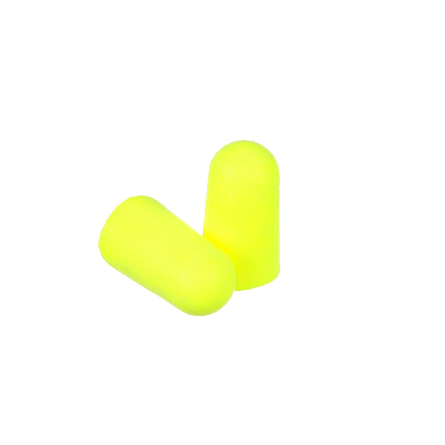 3M™ E-A-Rsoft™ Yellow Neons™ Earplugs 312-1251, Uncorded, Poly Bag,
Large Size_2