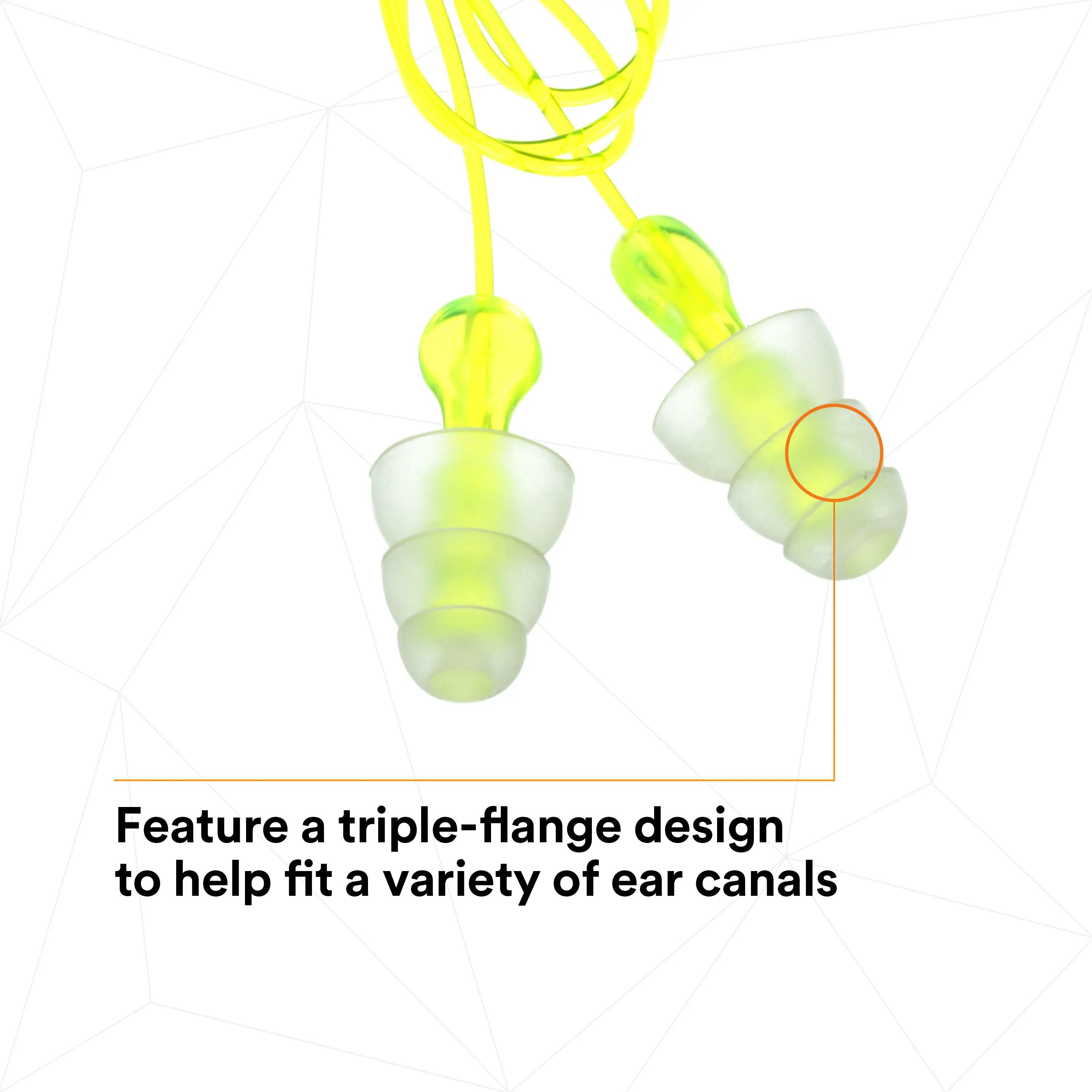 3M™ Tri-Flange™ Earplugs P3000, Corded_5