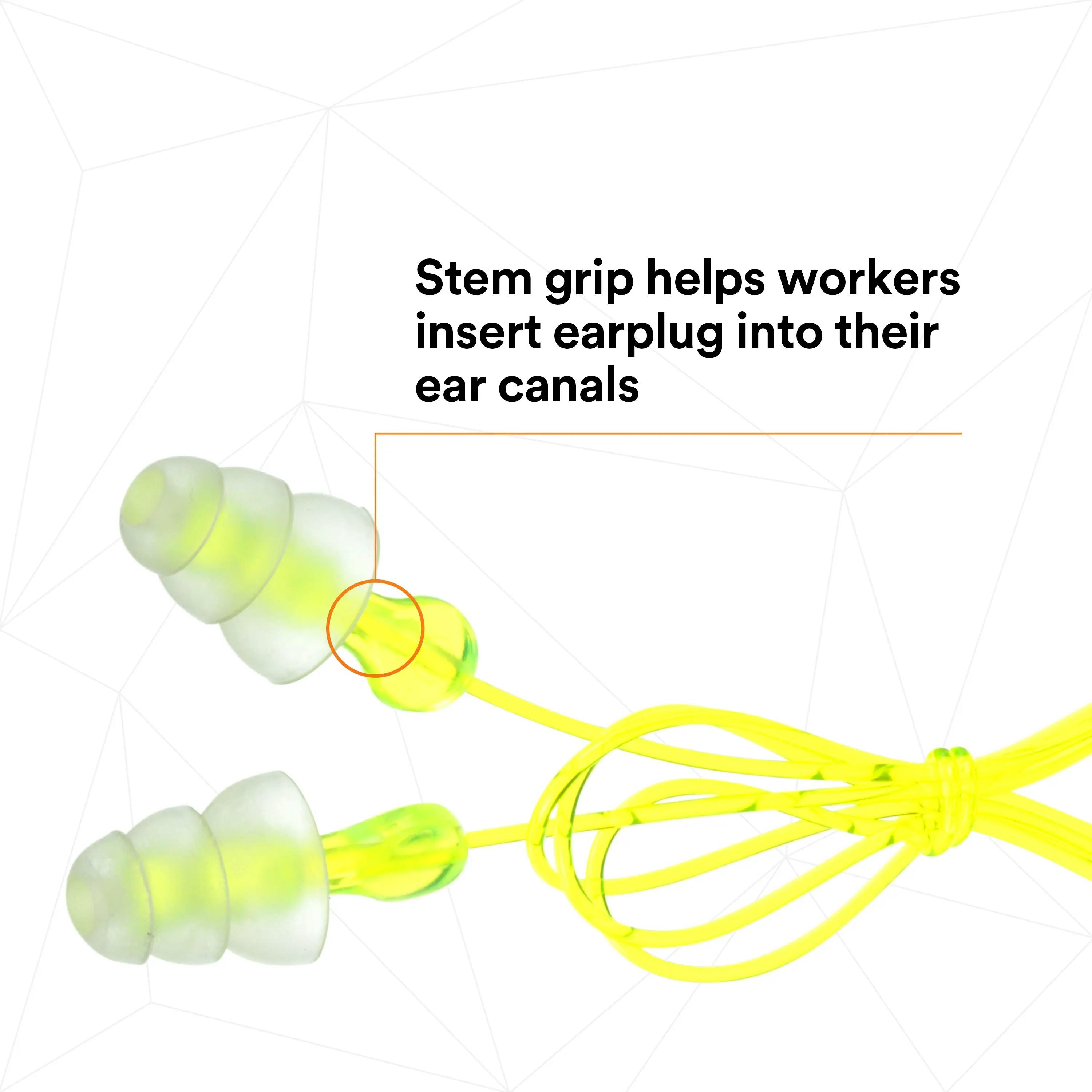 3M™ Tri-Flange™ Earplugs P3000, Corded_0