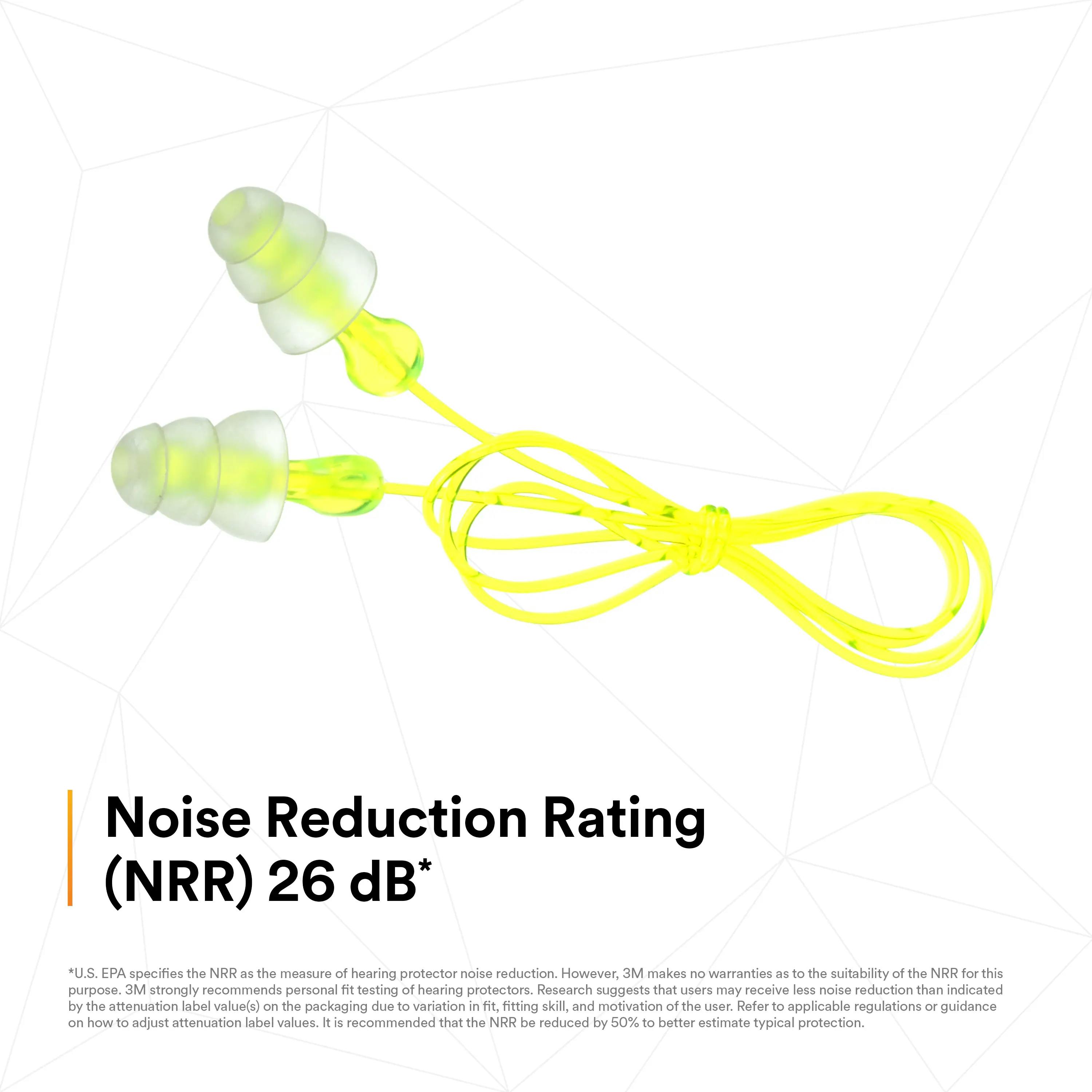 3M™ Tri-Flange™ Earplugs P3000, Corded_4