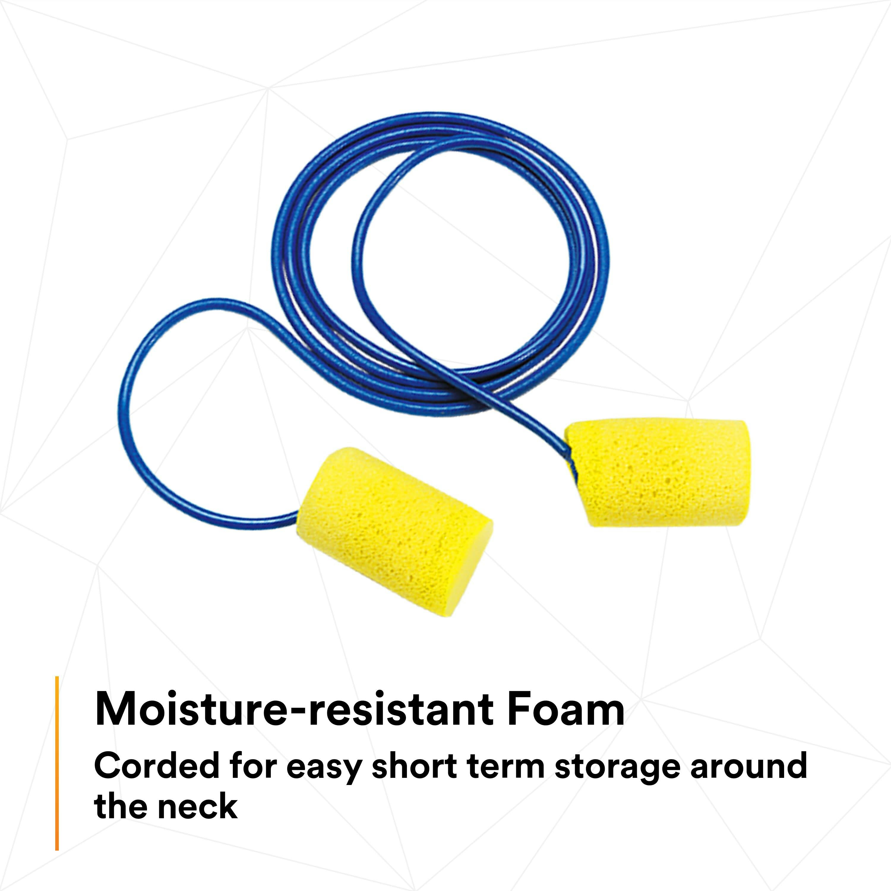 3M™ E-A-R™ Classic™ Earplugs 311-4101, Metal Detectable, Poly Bag_10