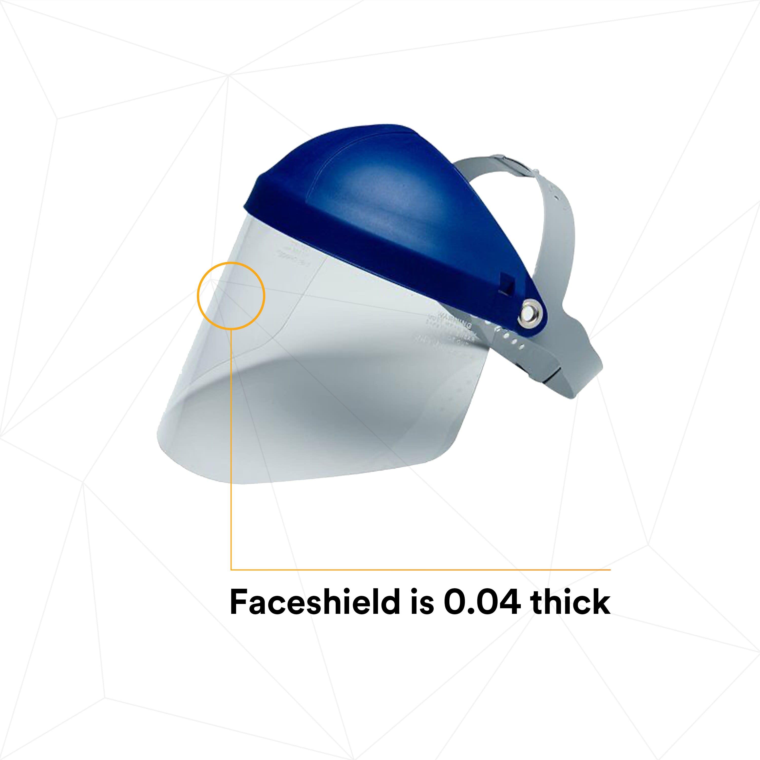 3M™ Short Clear PETG Faceshield WE96S 82580-00000_4