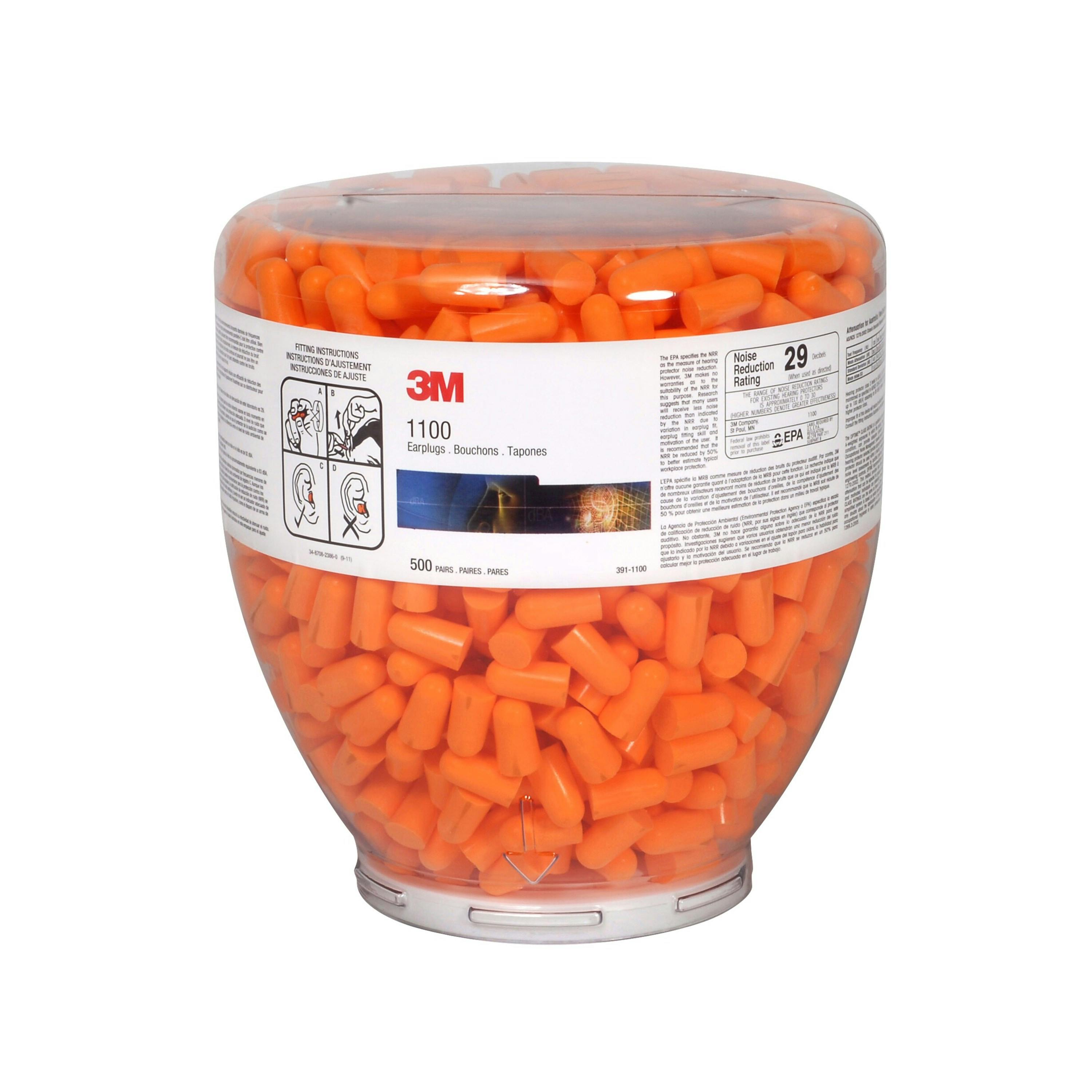 3M™ One Touch™ 1100 Earplugs Refill 391-1100, 2_1