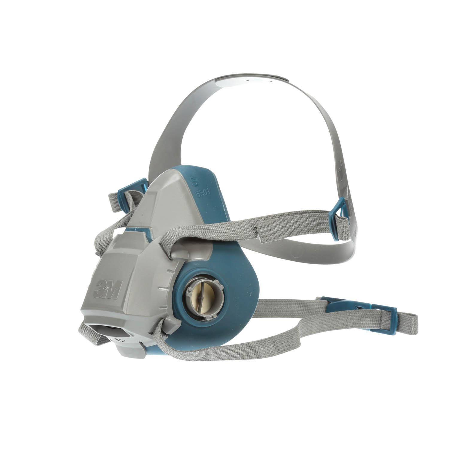 3M™ Rugged Comfort Half Facepiece Reusable Respirator 6501/49487, Small_7