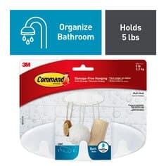 Command Multi-Hook with Water-Resistant Strips BATH21-ES