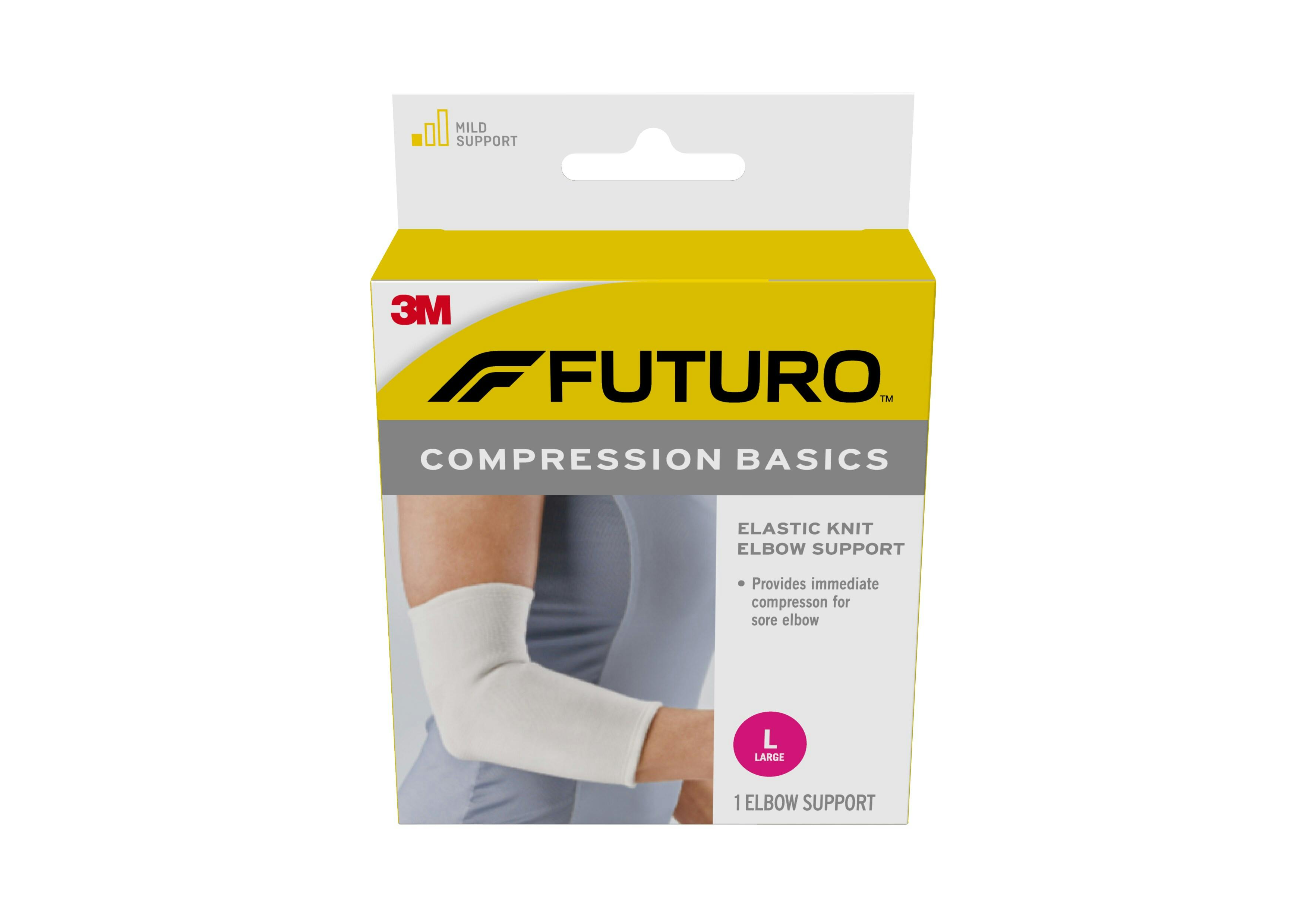 FUTURO™ Compression Basics Elastic Knit Elbow Support 3402EN, Large