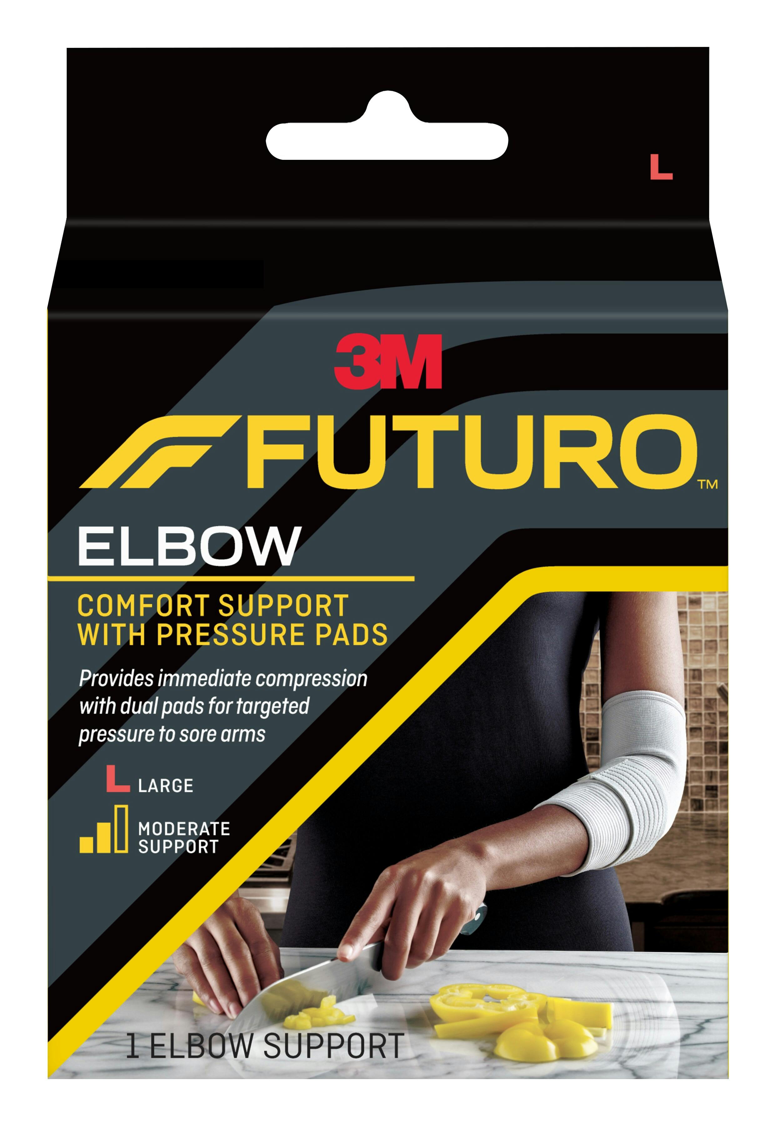 FUTURO™ Comfort Elbow Support with Pressure Pads 47863ENR, Large