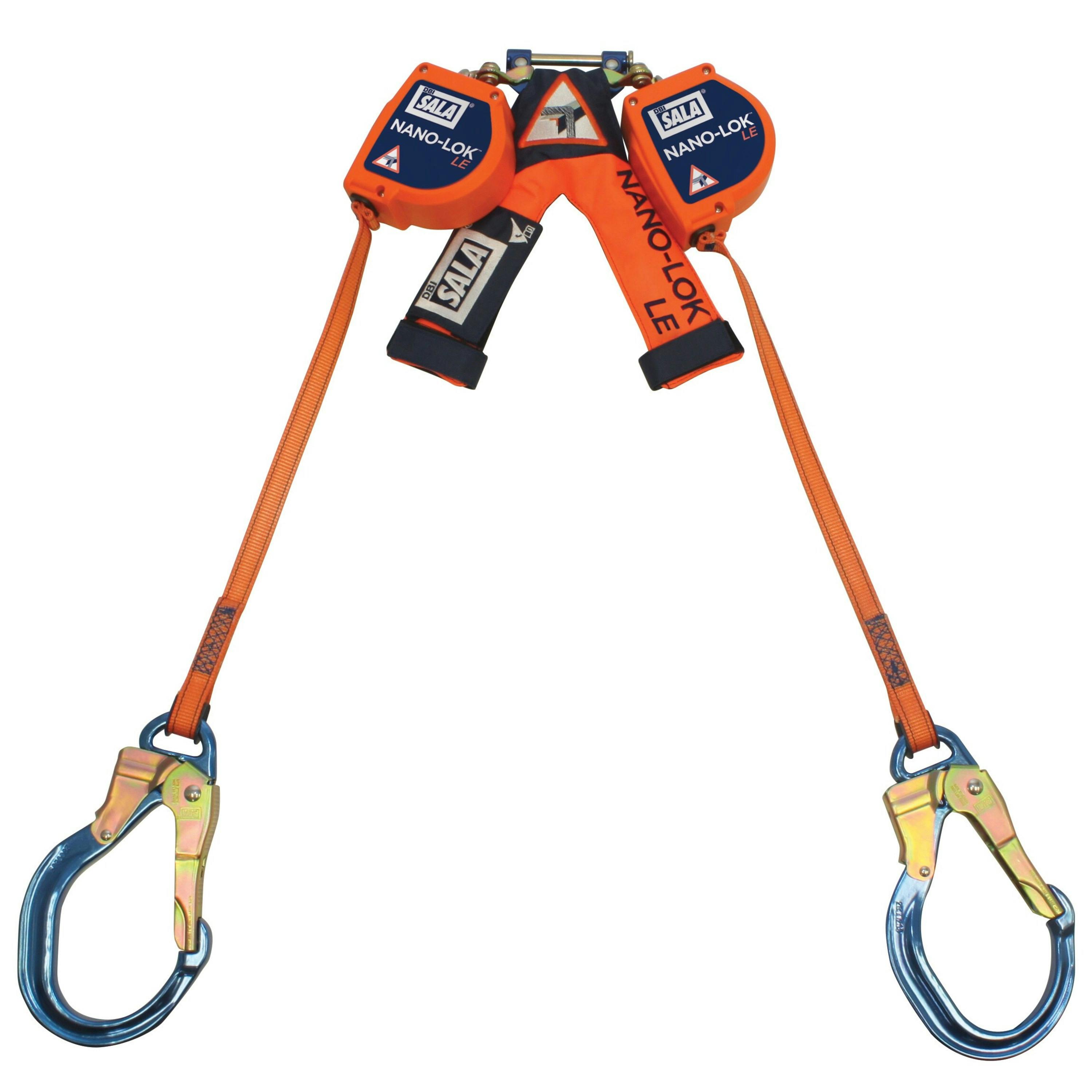 3M™ DBI-SALA® Nano-Lok™ LE Twin Leg Quick Connect Self Retracting Lifeline, Webbing 3101640, 1 EA/Case_0