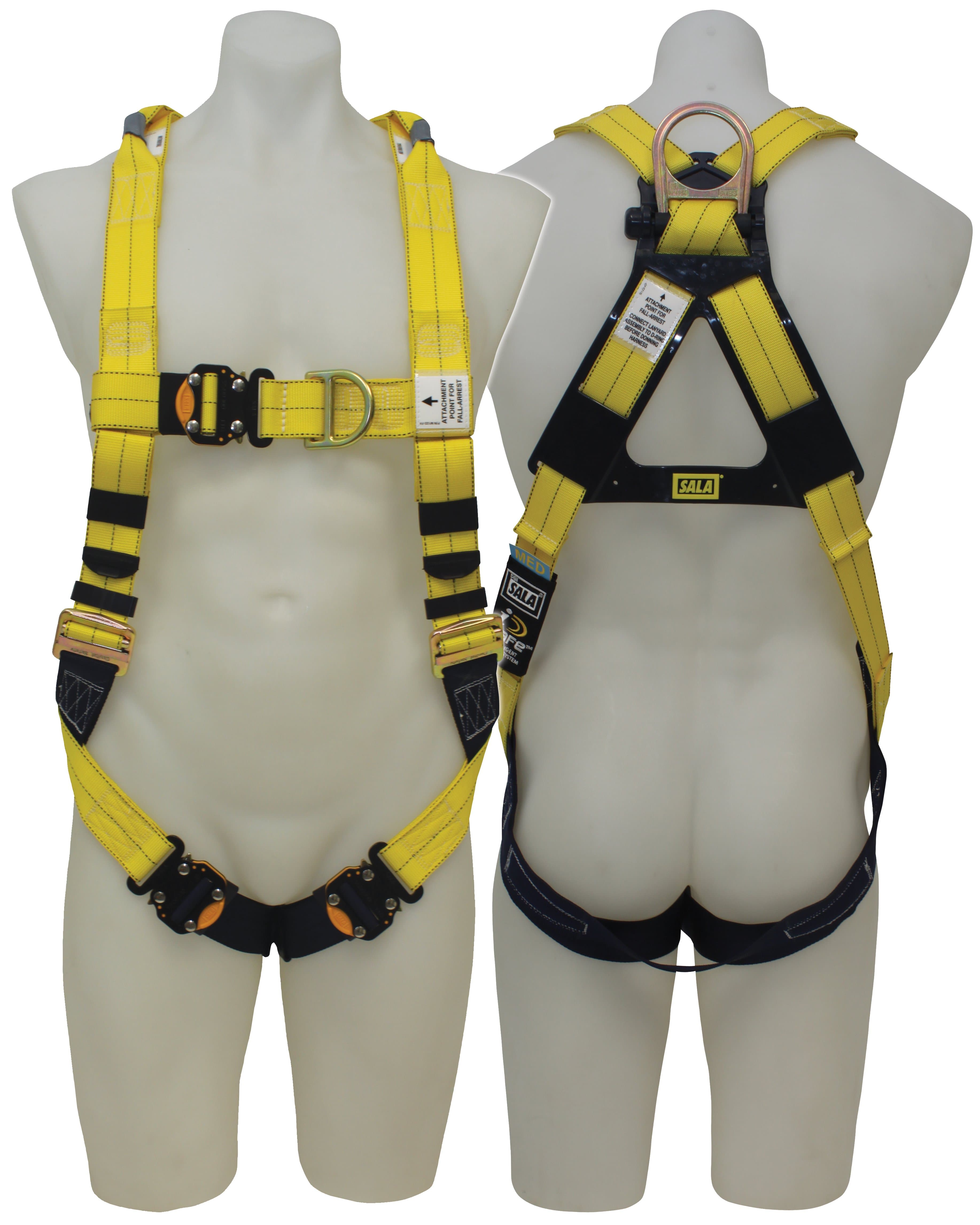 3M™ DBI-SALA® Delta™ Tower Workers Harness 853M0018, Yellow, Medium, 1 EA/Case