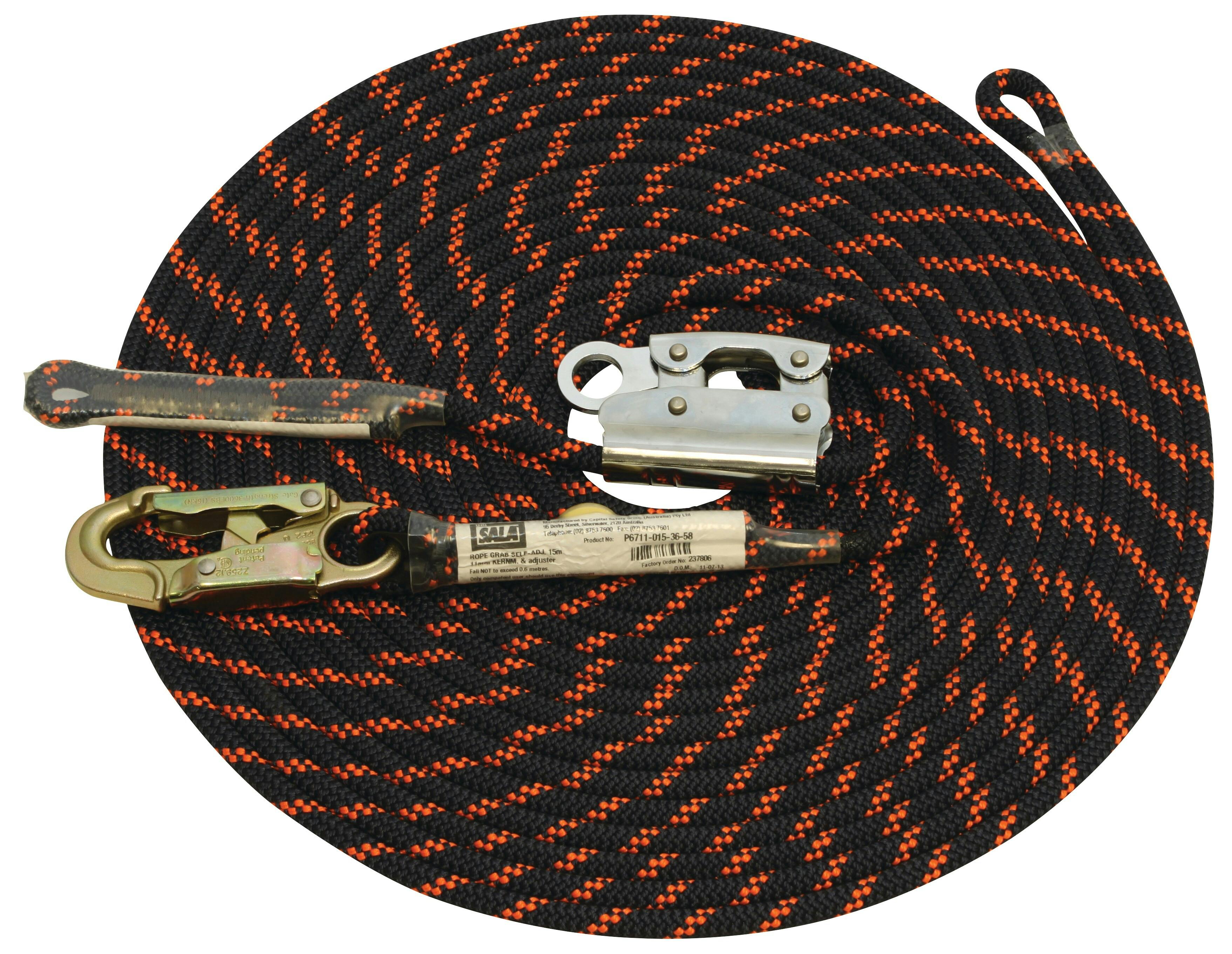 3M™ DBI-SALA® Lifeline Assembly System with integral Rope Grab P6711-015-36-58, 15 m, 1 EA/Case