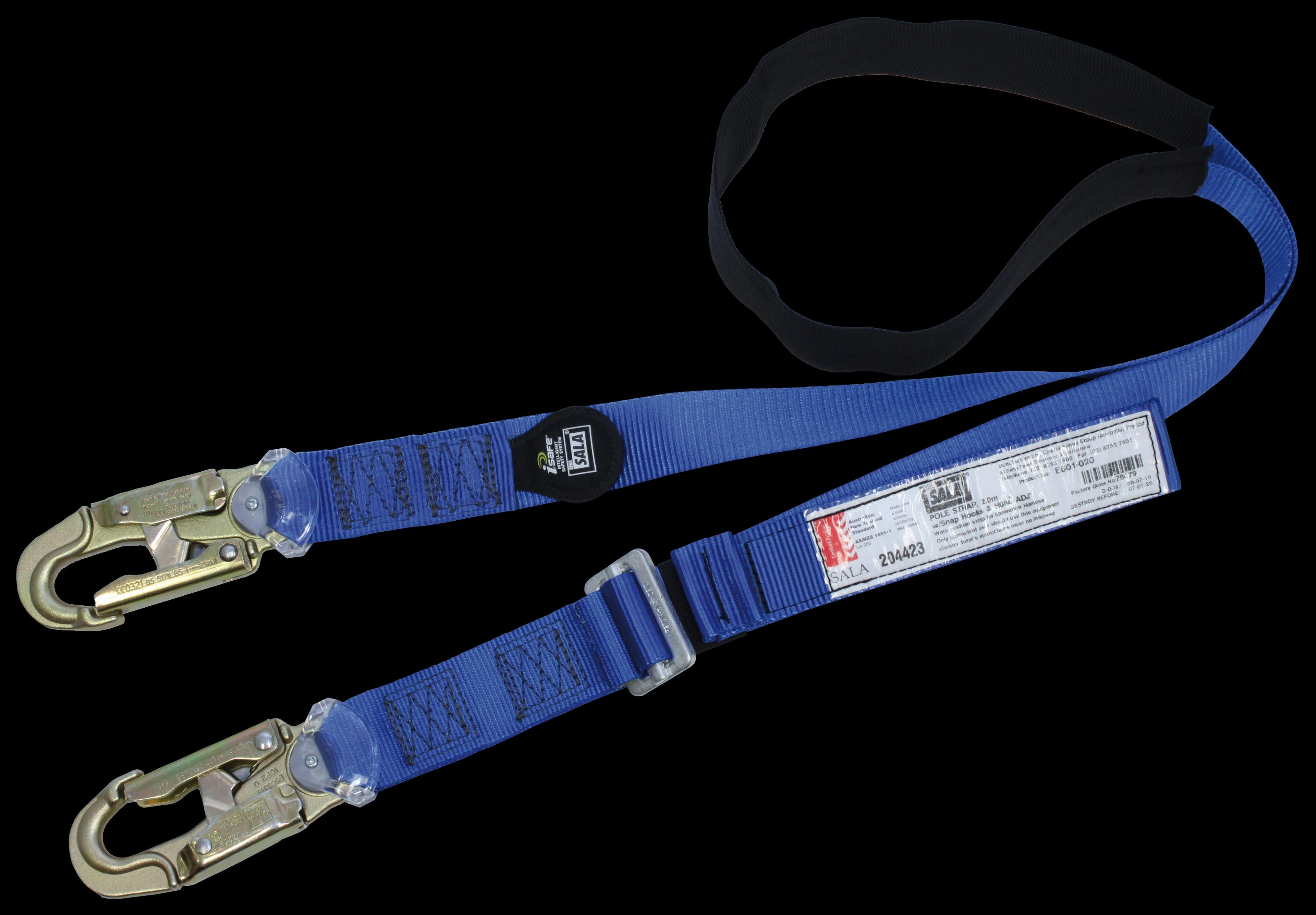 3M™ DBI-SALA® 2.0m Webbing Pole Strap E601-020, Blue, 1 EA