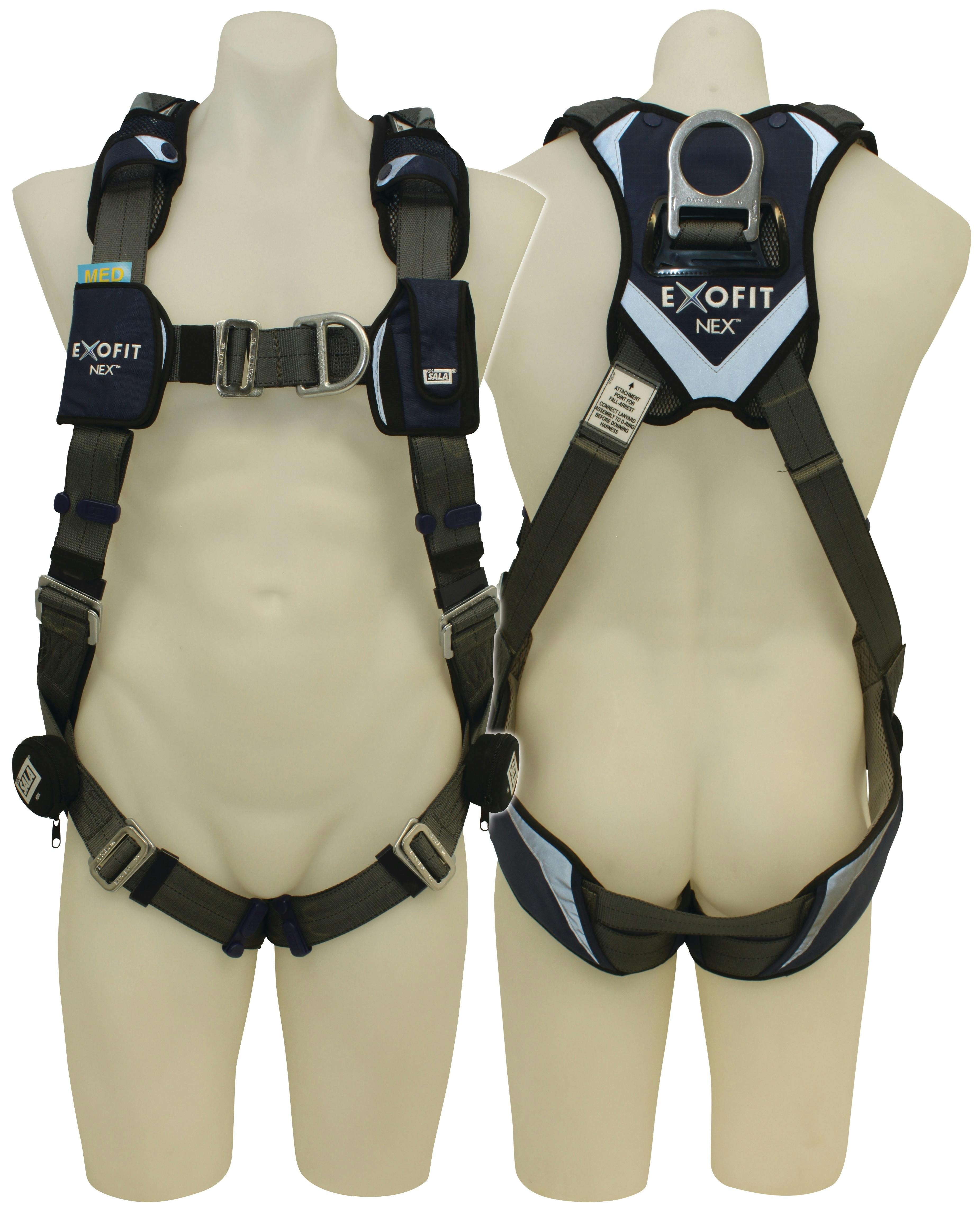 3M™ DBI-SALA® ExoFit NEX™ Riggers Harness with Stainless Steel Hardware 603XL1022, Grey, Extra Large, 1 EA/Case