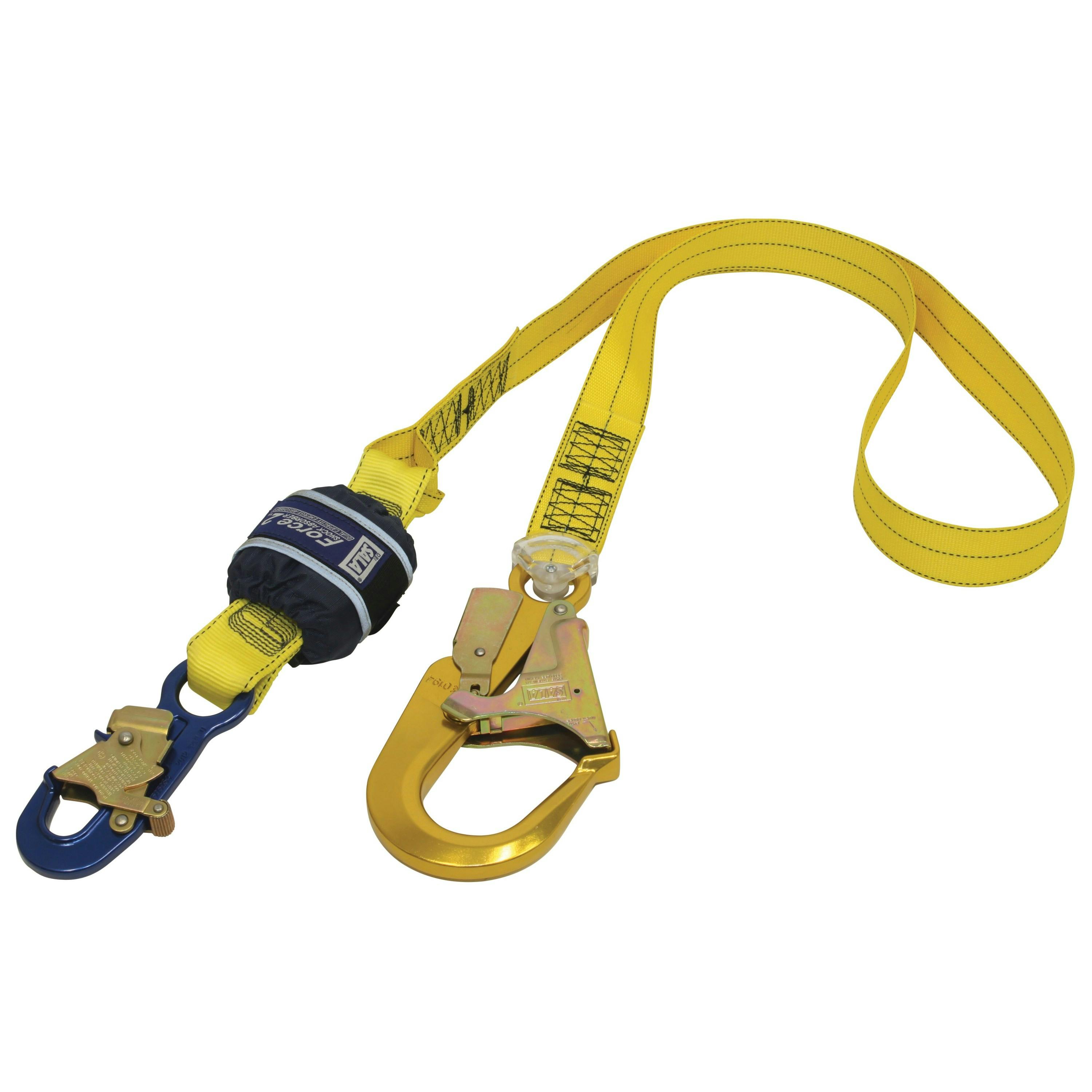 3M™ DBI-SALA® Force2™ Shock Absorbing Webbing Lanyard - Single Tail Z10202519, Yellow, 1 EA/Case_0