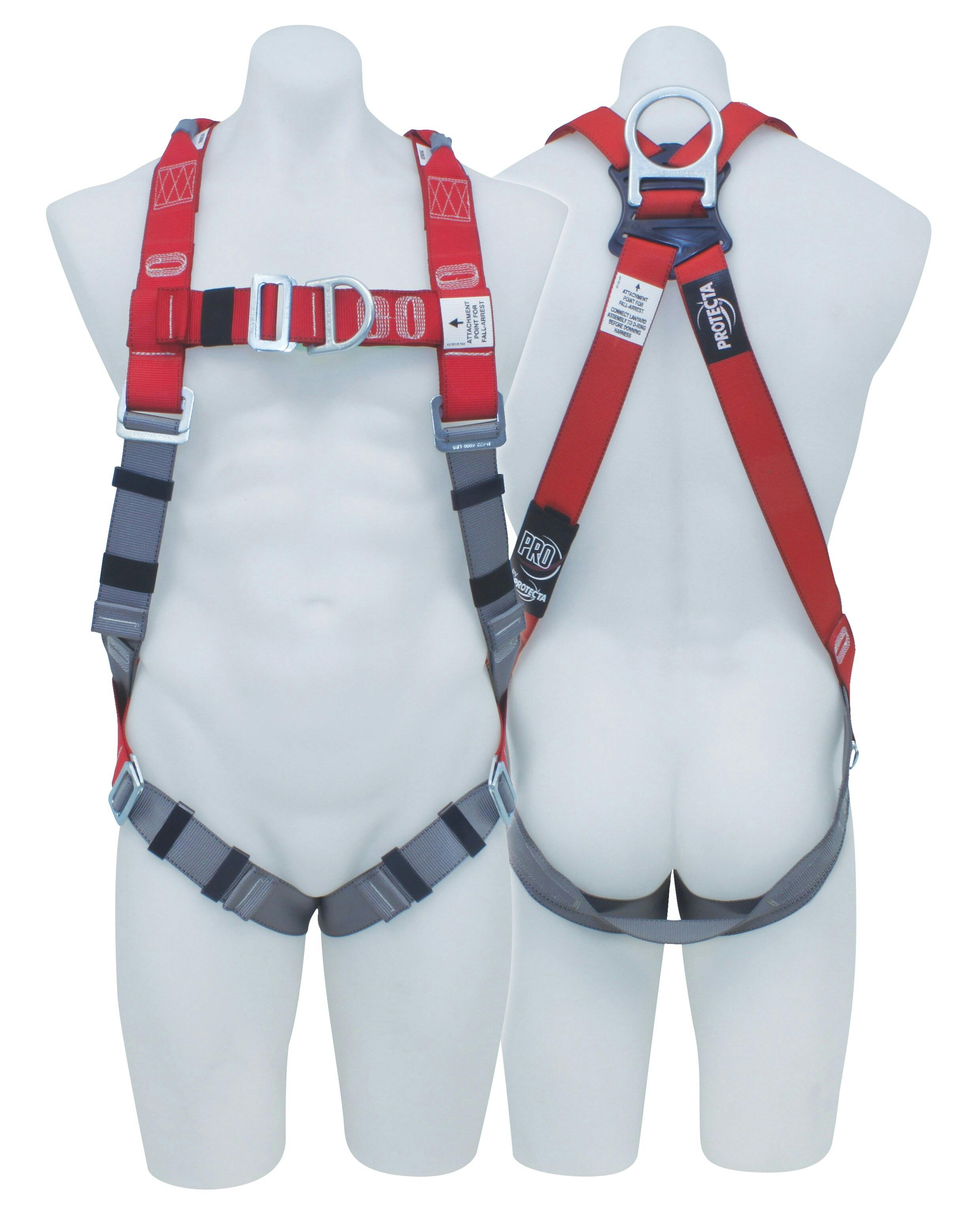 3M™ PROTECTA® PRO Riggers Harness AB123M, Red and Grey, Medium, 1 EA/Case